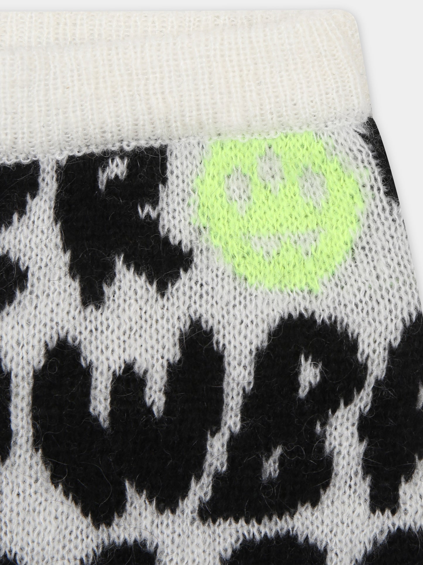 Gonna avorio per neonata con logo e smile,Barrow,F3BKNGSK126 BW009