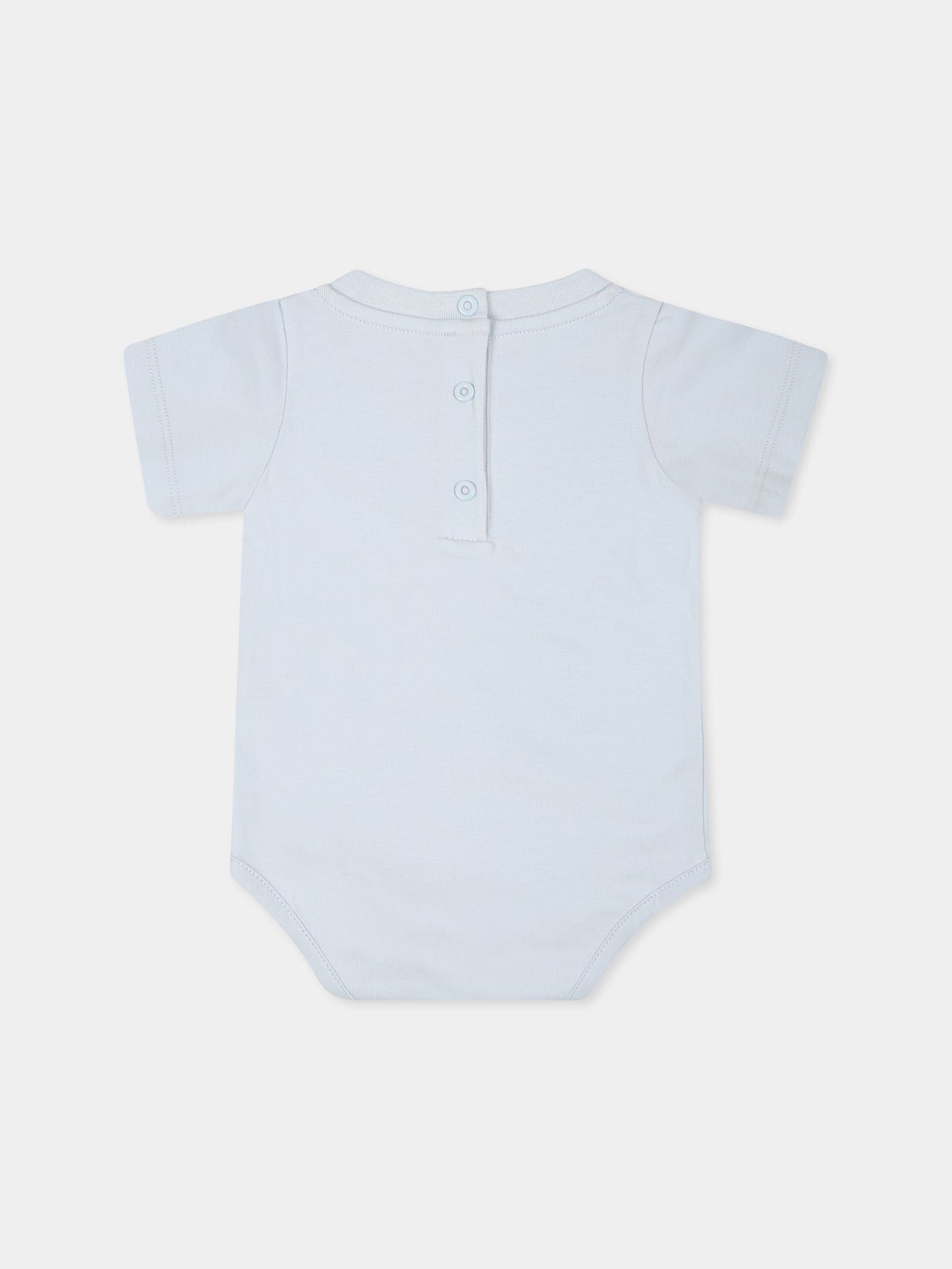 Set body celeste per neonato con logo,Fendi Kids,BUK123 ST8 F19J4