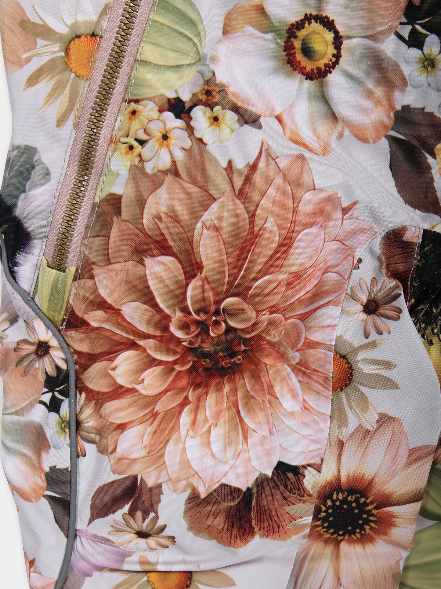 Tuta da neve multicolor per bambina con stampa e logo,Molo,5W23N104 6855