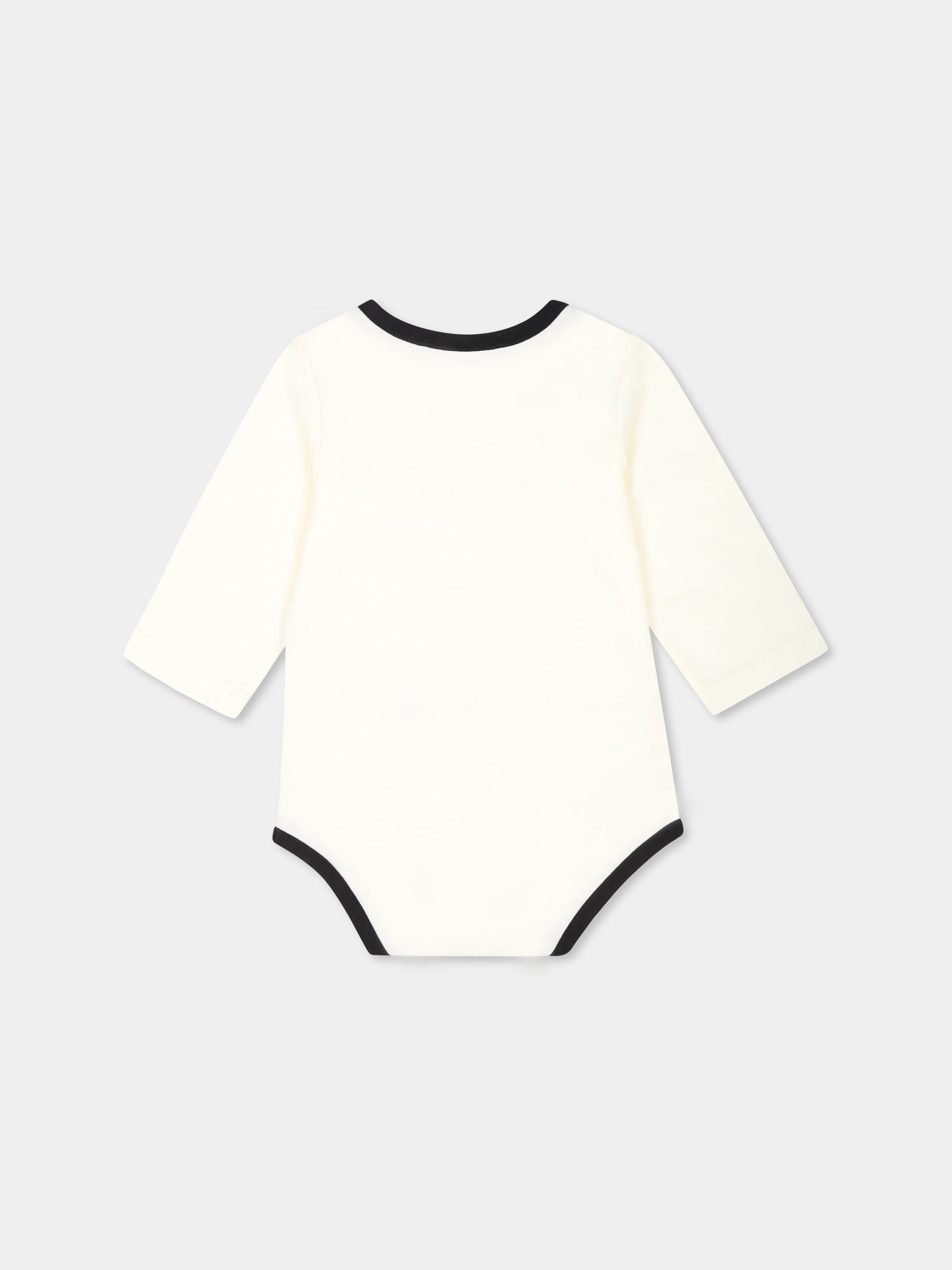 Set tutina nero per neonati con logo,Balmain Kids,BVB54A Z0082 102NE