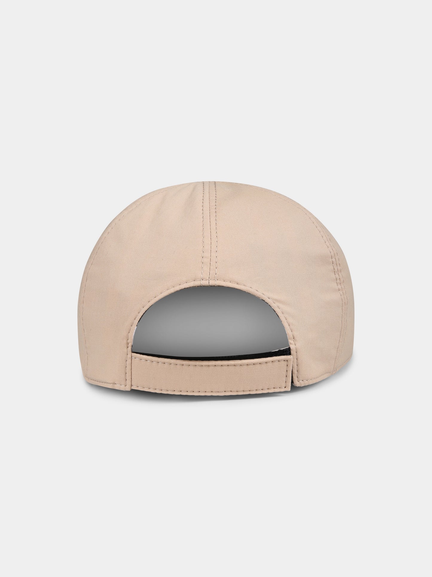 Cappello reversibile beige per bambino con cavaliere equetre,Burberry Kids,8089420 B9368