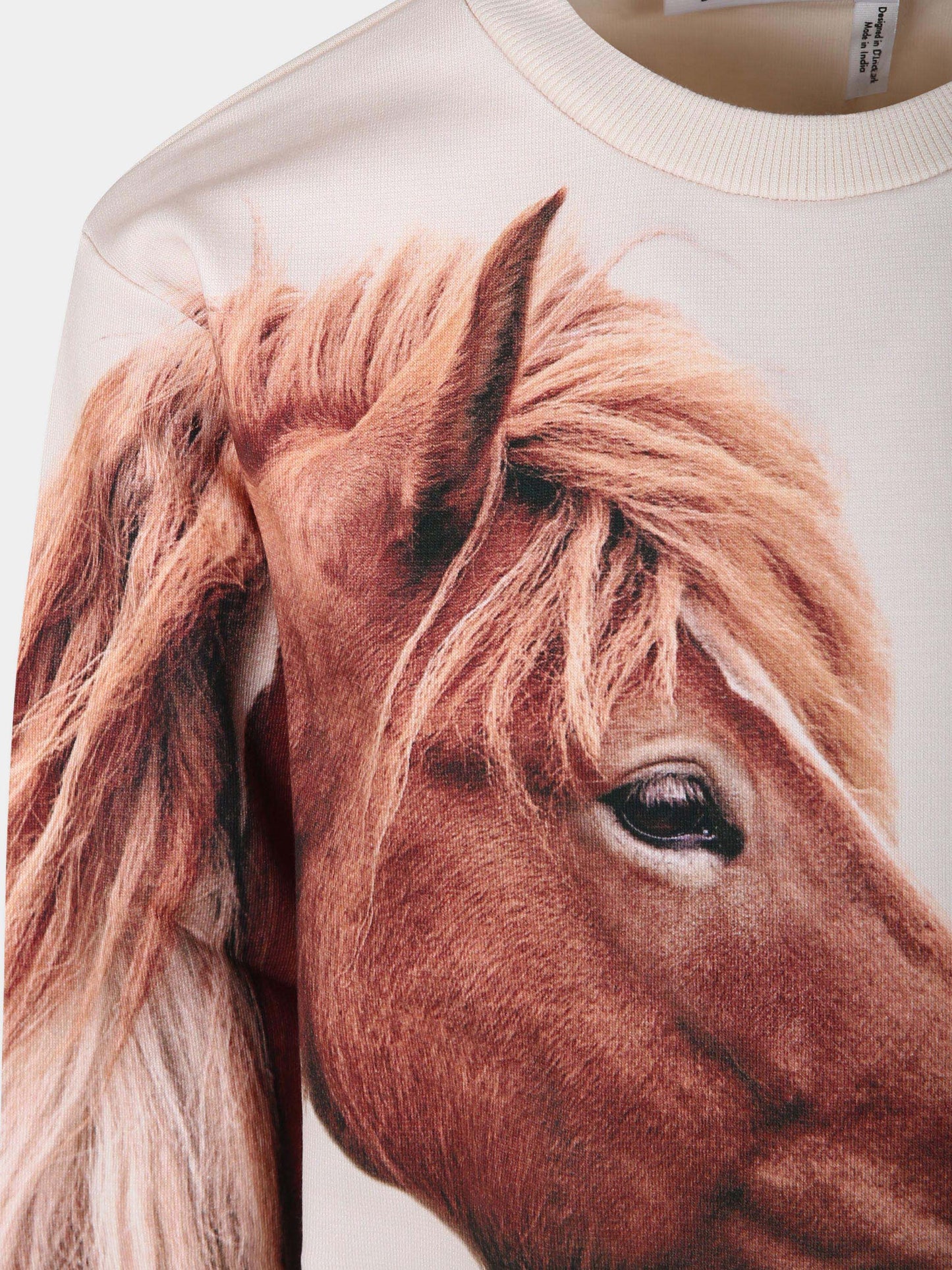 T-shirt rosa Mountoo con cavallo per bambina,Molo,2W24J213 3662