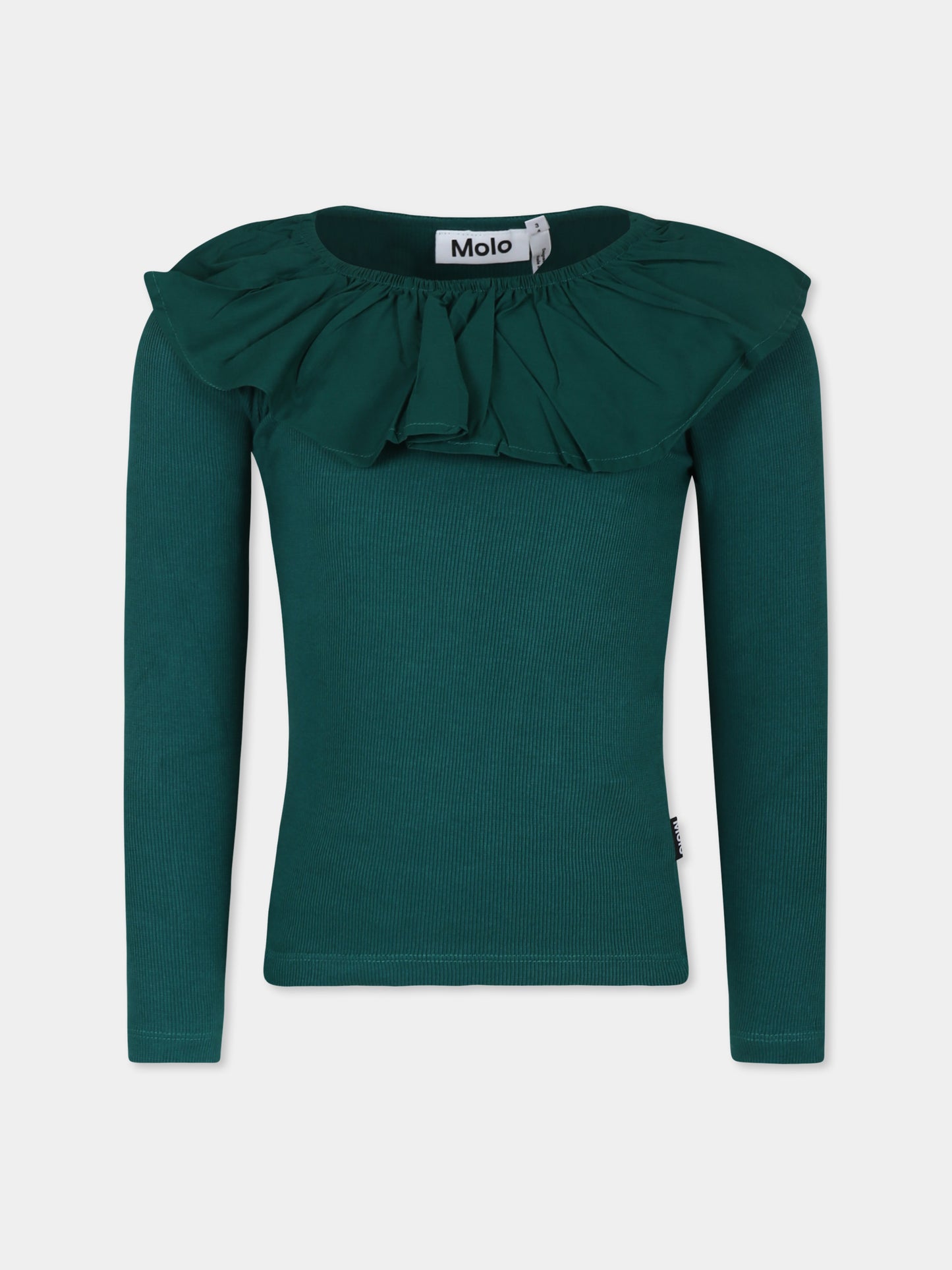 T-shirt verde Renate per bambina,Molo,2W24A401 8951