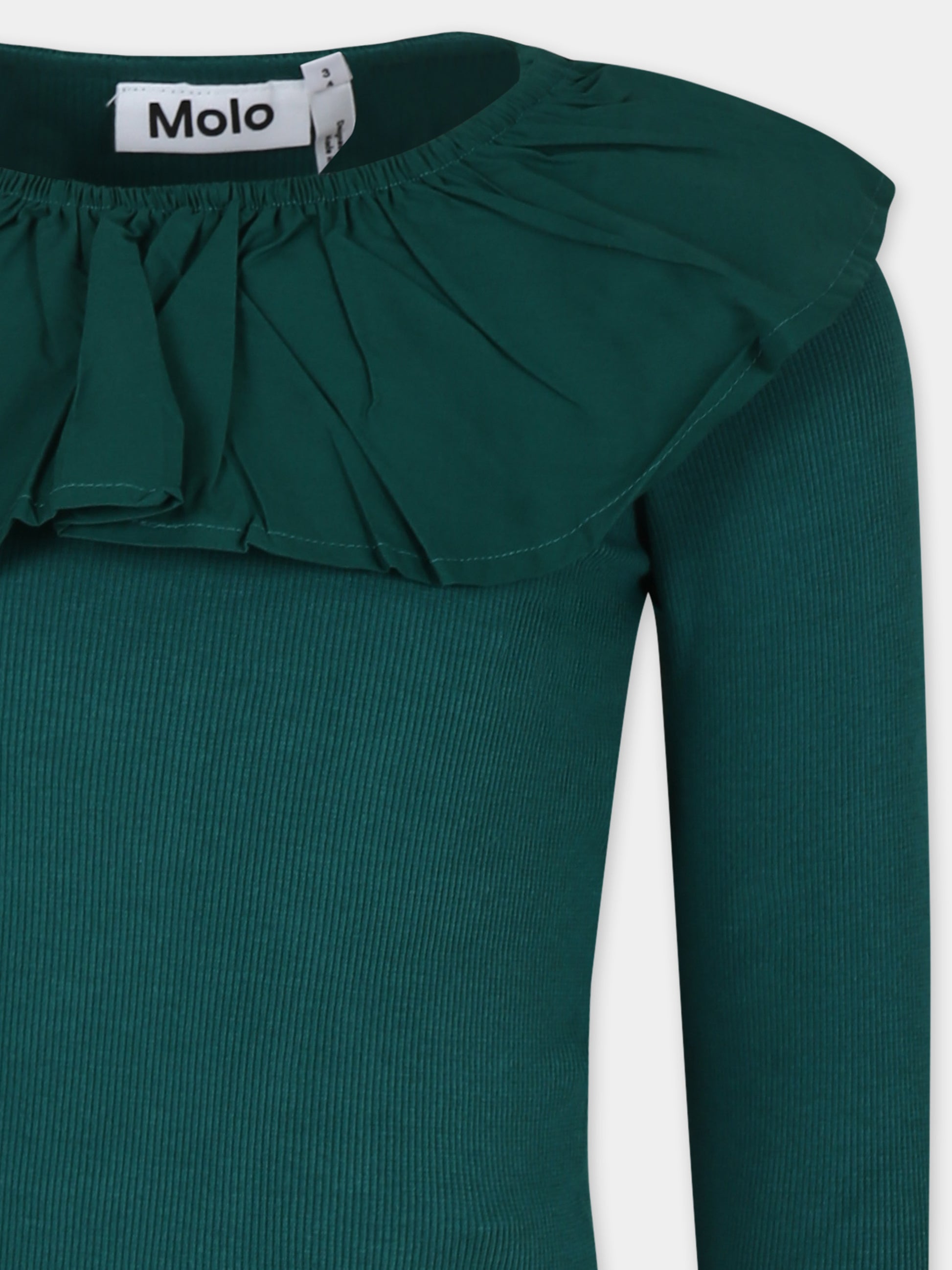 T-shirt verde Renate per bambina,Molo,2W24A401 8951