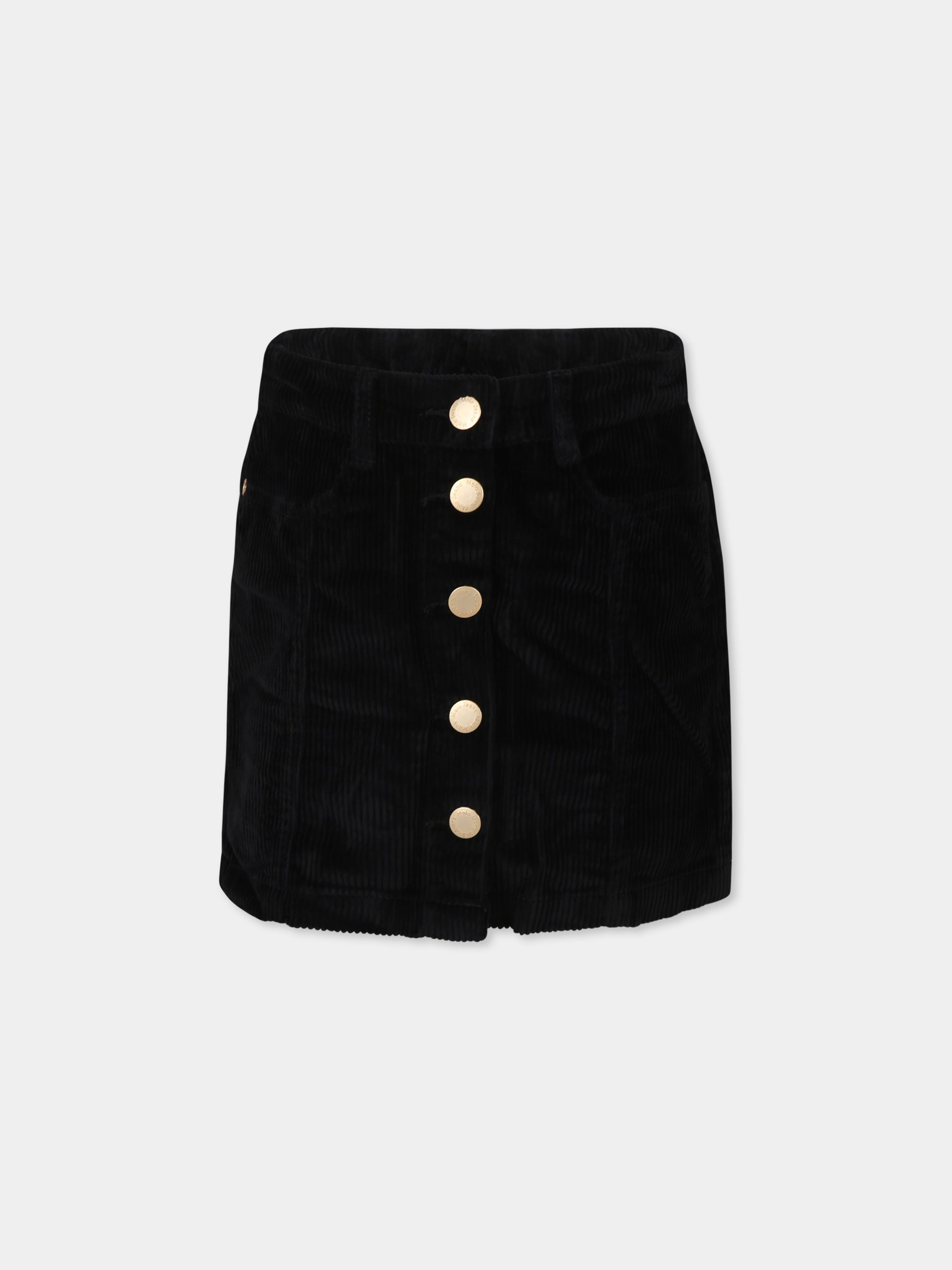 Gonna nera Bera per bambina,Molo,2W24D111 0099