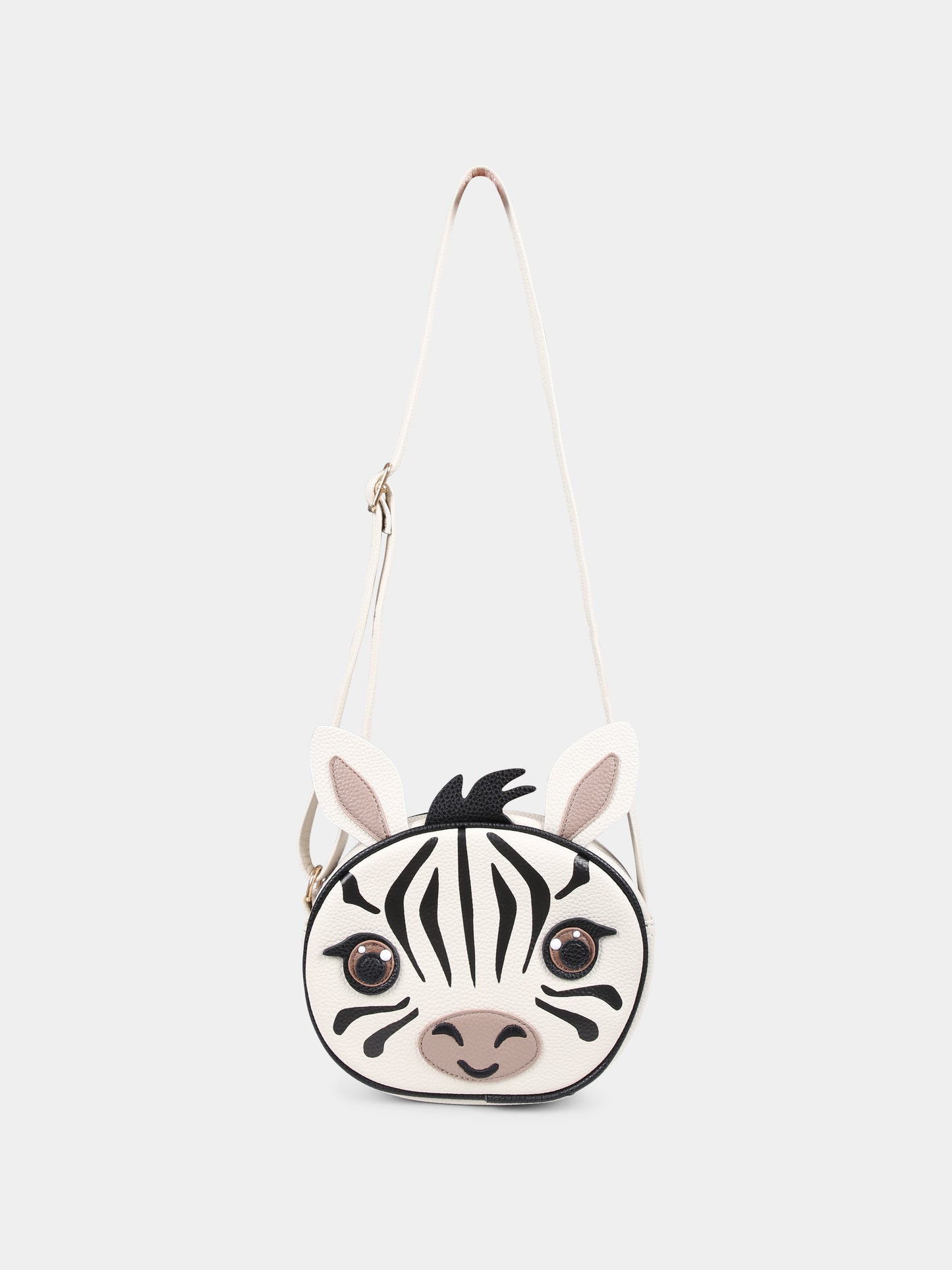 Borsa avorio per bambina con zebra,Molo,7W24V105 8900