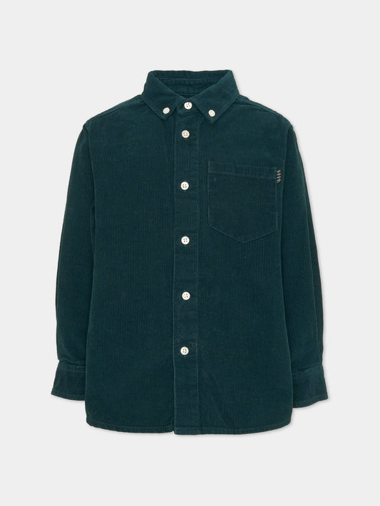Green shirt for boy