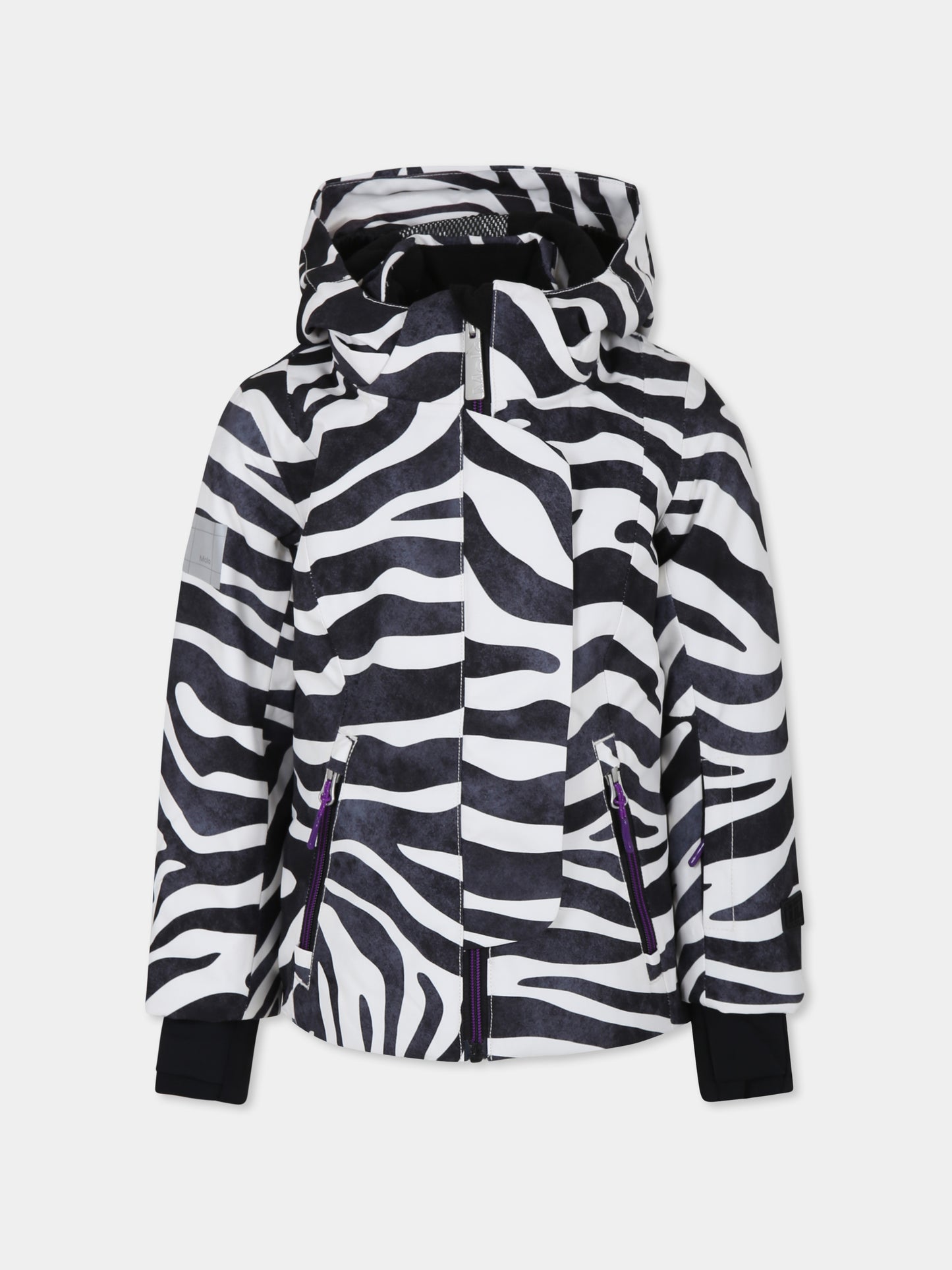 Giubbotto multicolor Pearson per bambina con stampa zebrata,Molo,5W24M313 9108