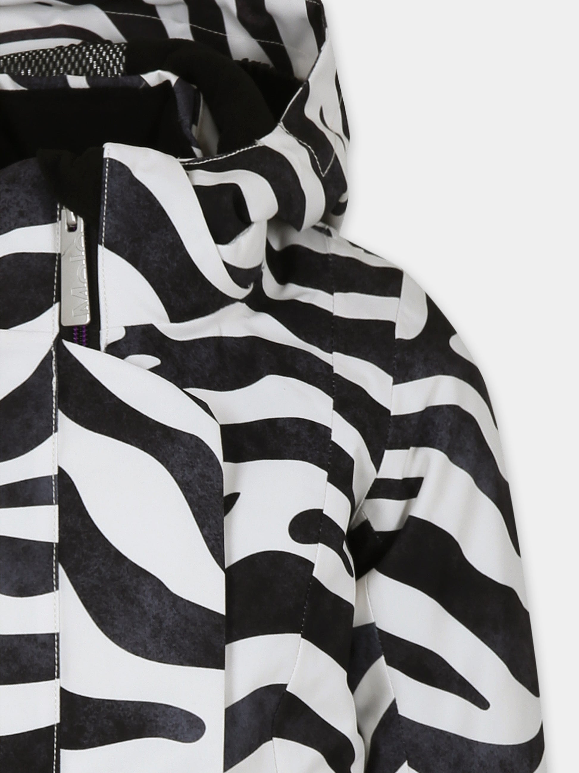 Giubbotto multicolor Pearson per bambina con stampa zebrata,Molo,5W24M313 9108