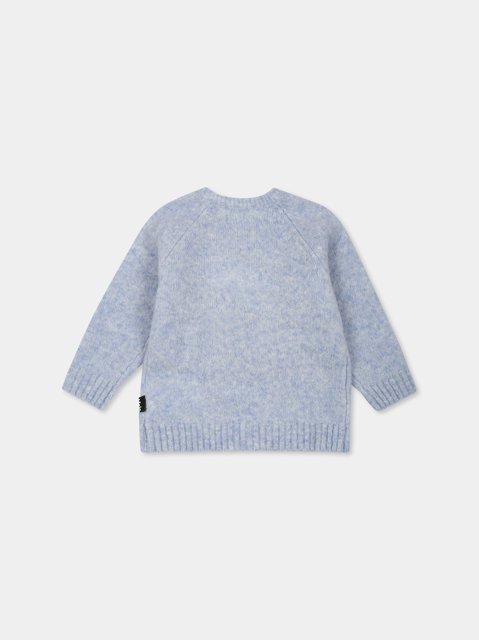 Maglione celeste Bless per neonato con smile,Molo,6W24K203 3639