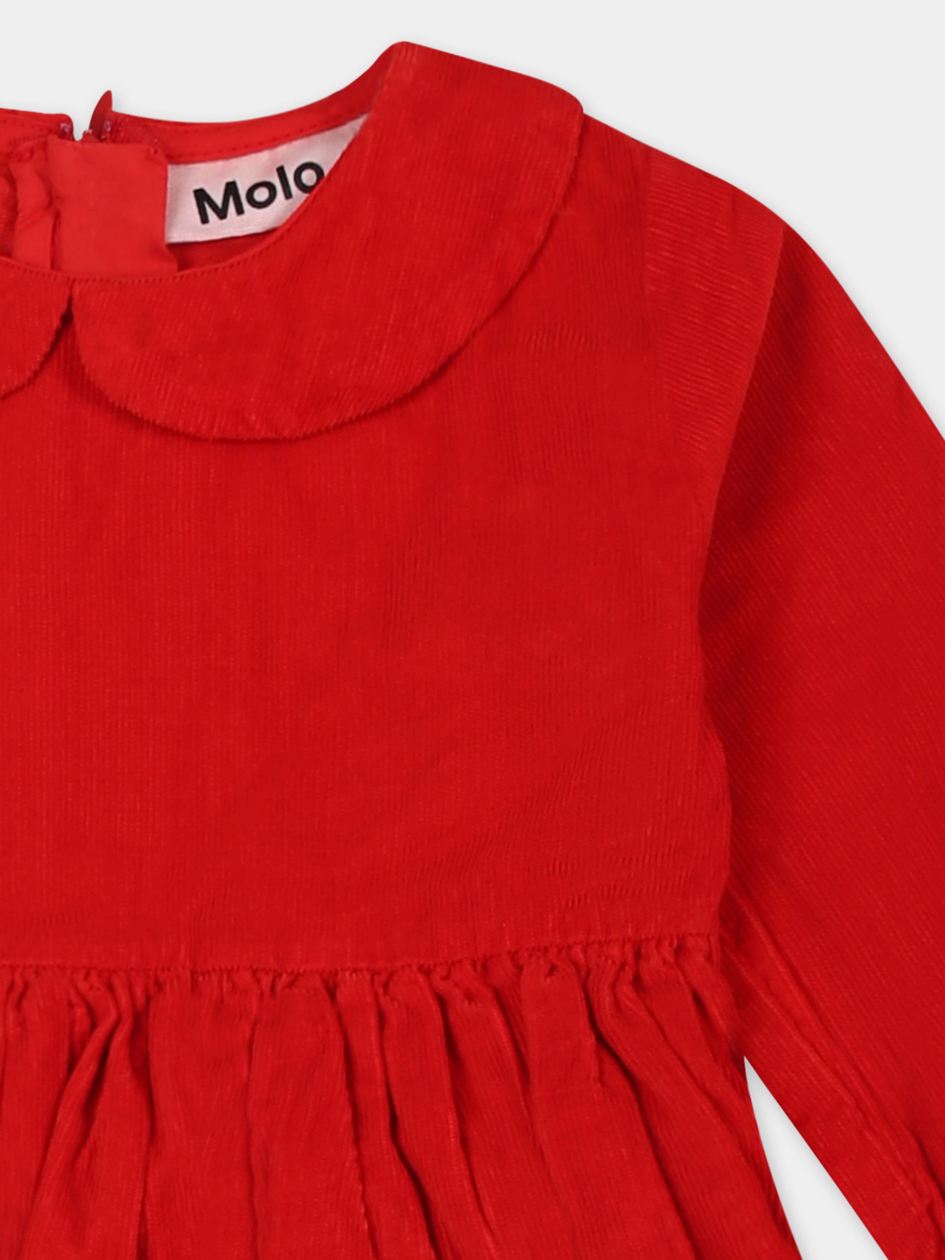 Vestito rosso Colleta per neonata,Molo,4W24E201 8936