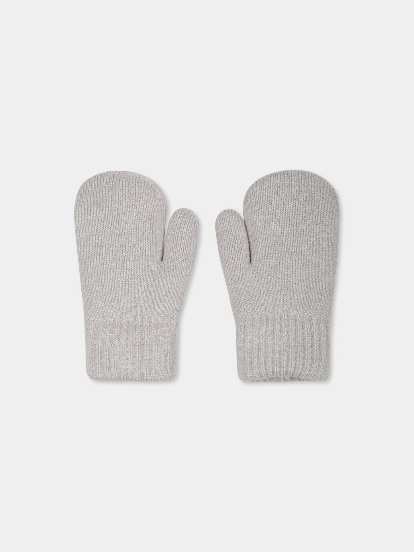 Guanti grigi Kenau per bambini con orsetto,Molo,7W24S105 1058