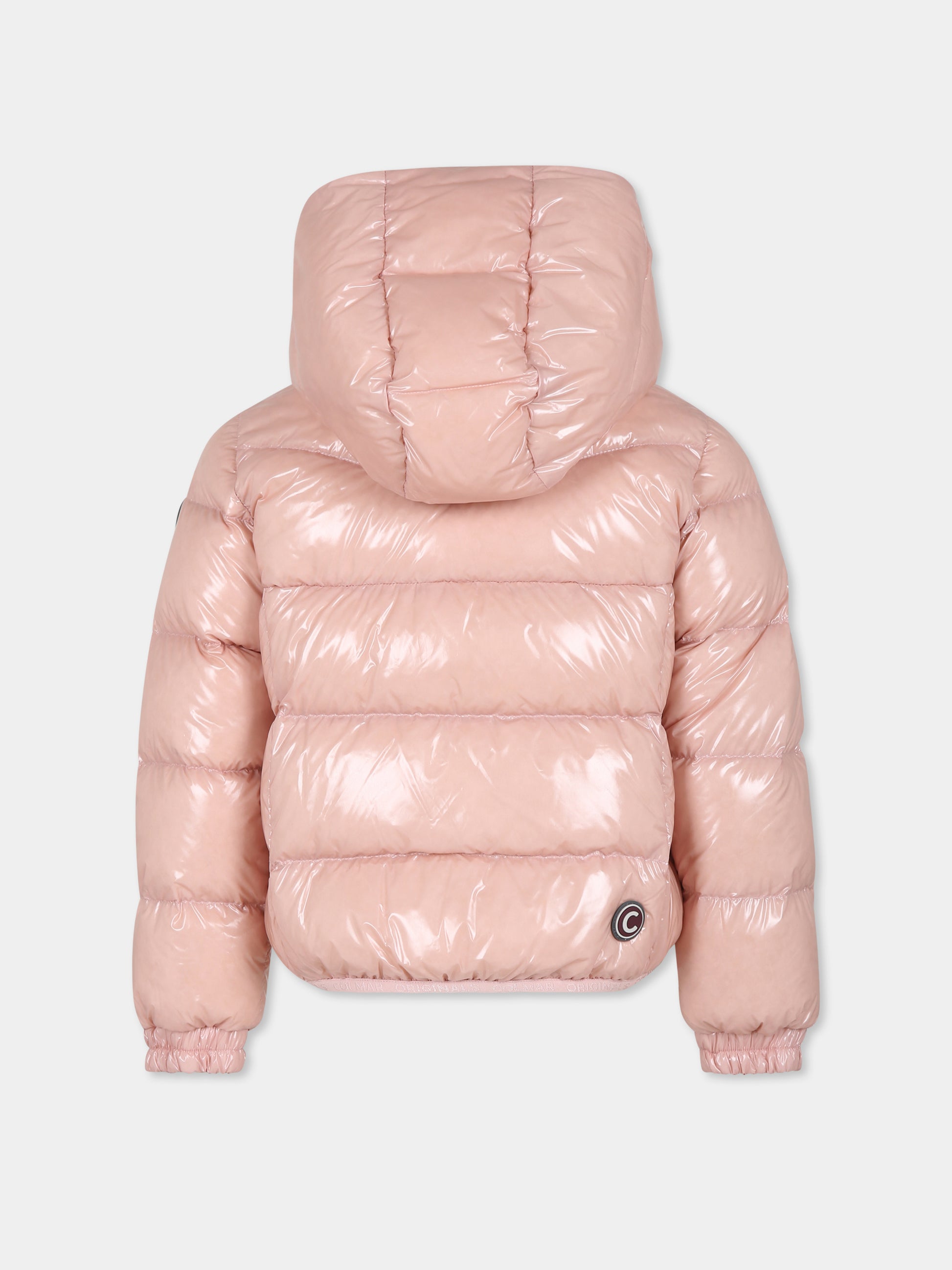 Piumino rosa per bambina con logo,Colmar Originals Kids,3400 8XV 420