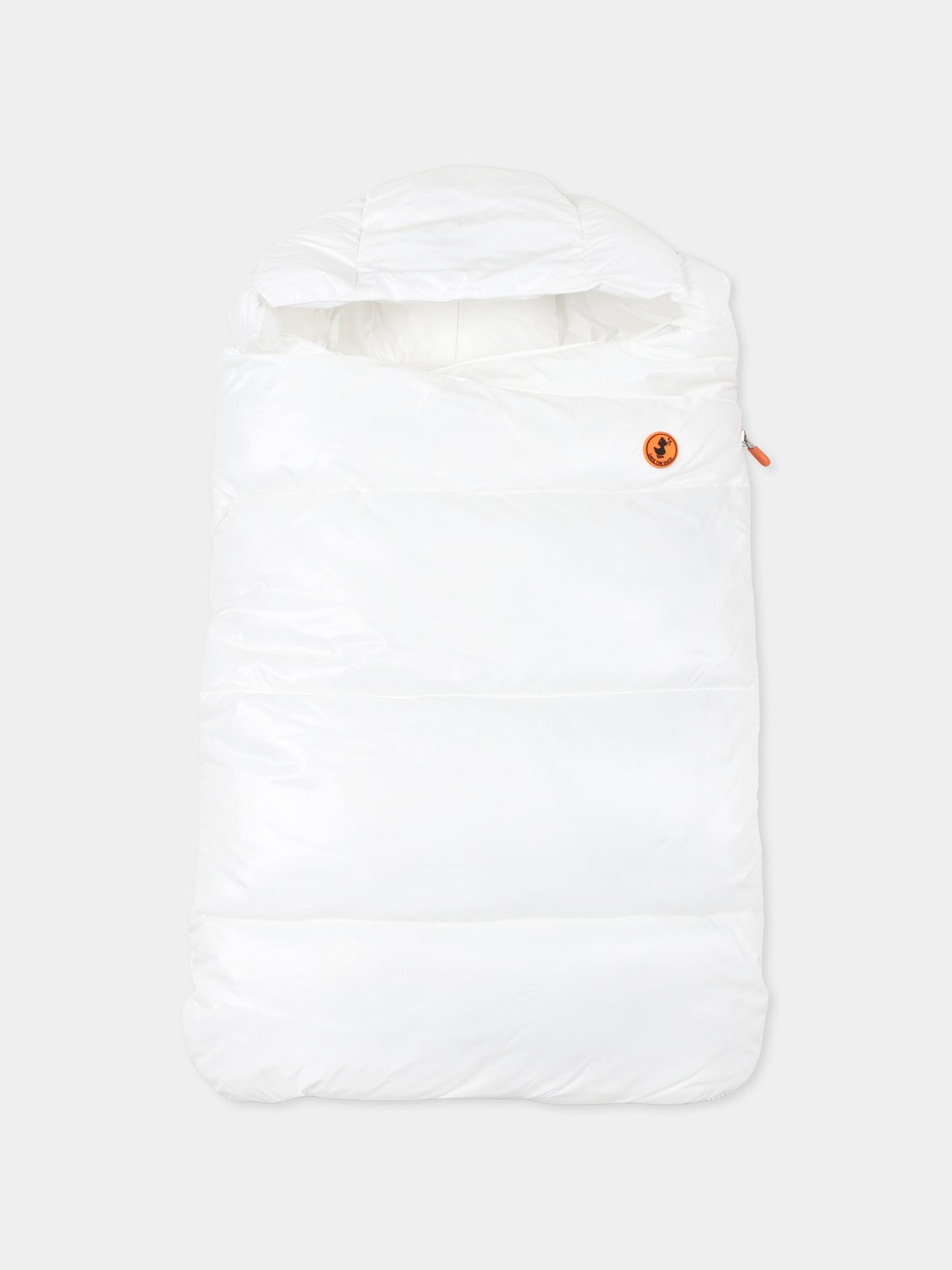 Sacco nanna Kay bianco per neonati con logo,Save The Duck Kids,I30001X LUCK19 00002