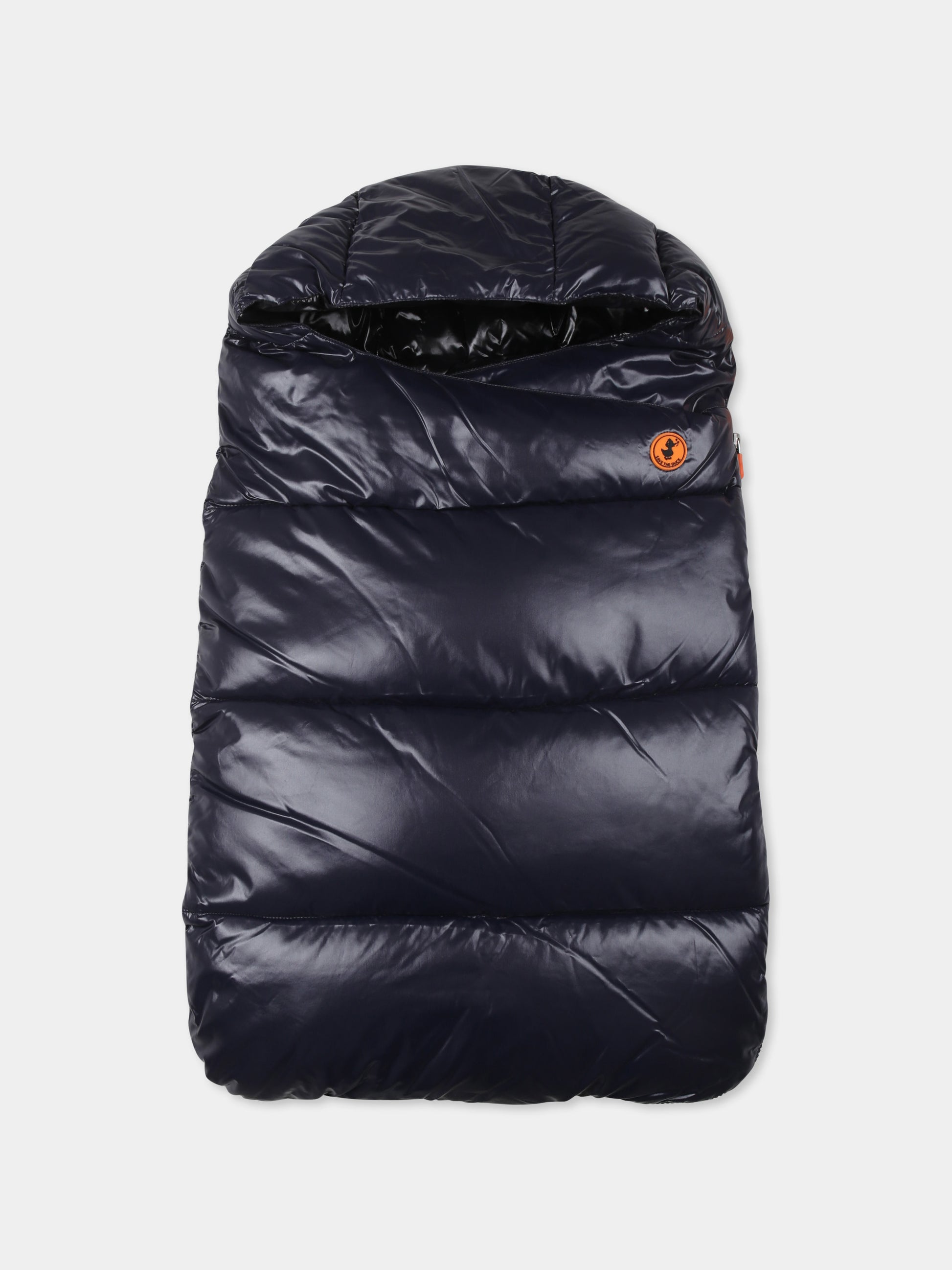 Sacco nanna Kay blu per neonati con logo,Save The Duck Kids,I30001X LUCK19 90010