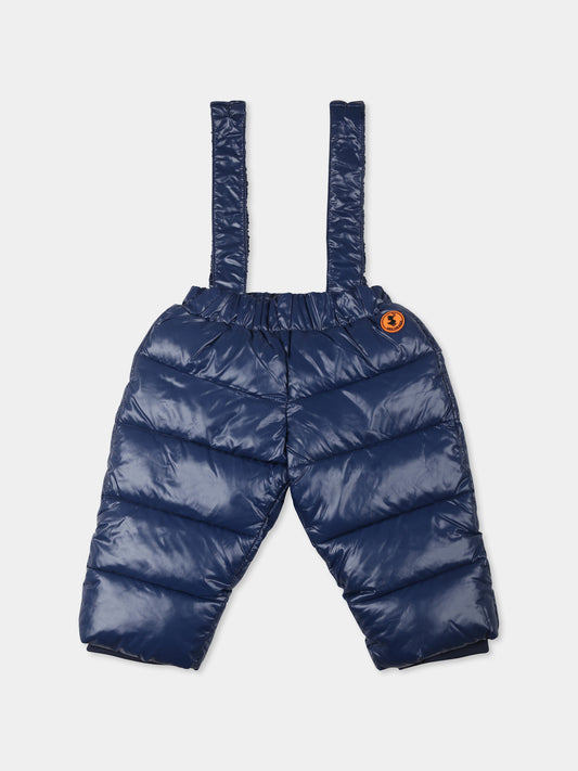 Pantaloni Ulmi blu per neonato,Save The Duck Kids,IP1479X LUCK19 90044
