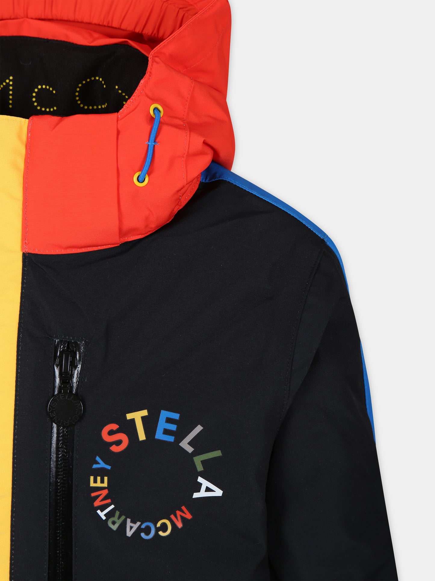 Piumino multicolor per bambina,Stella Mccartney Kids,TT2P20 Z0432 999