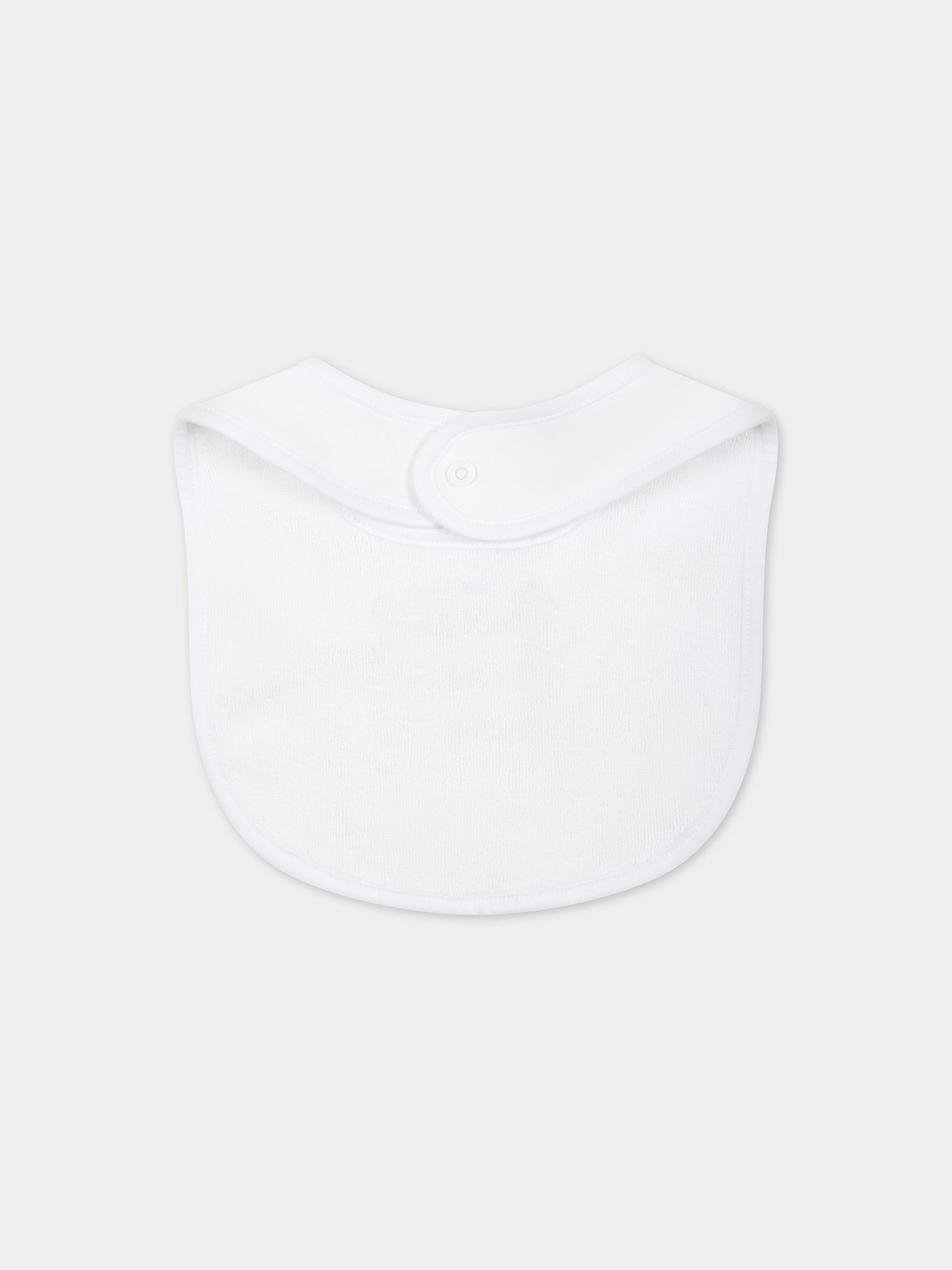 Set tutina bianco per neonata con logo,Balmain Kids,BTB520 Z1523 100BC