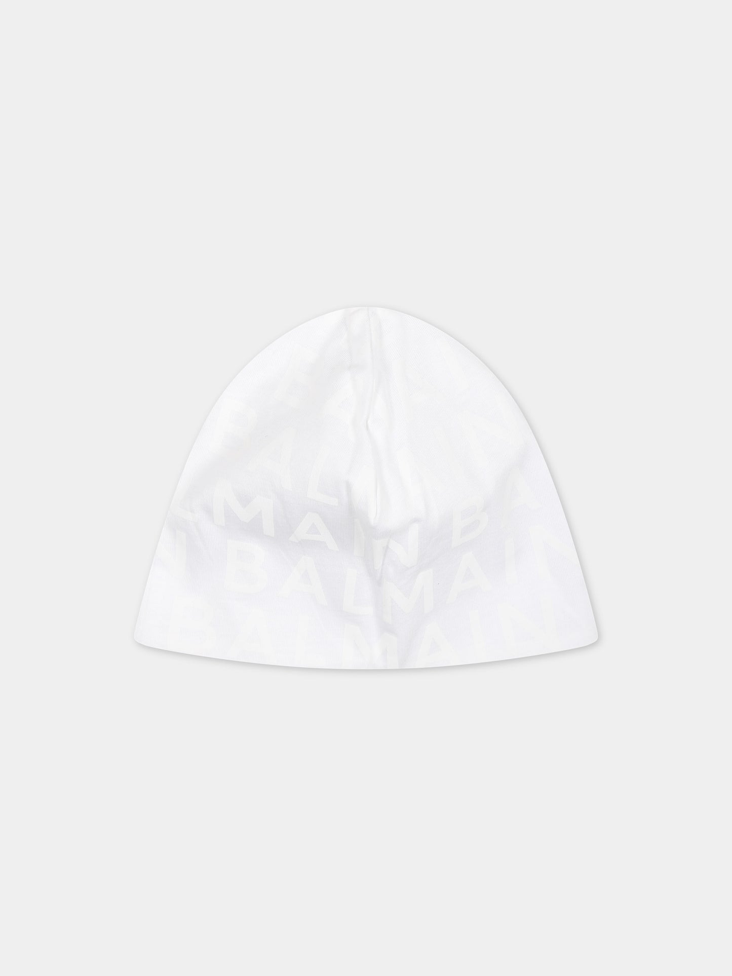 Set tutina bianco per neonata con logo,Balmain Kids,BTB520 Z1523 100BC