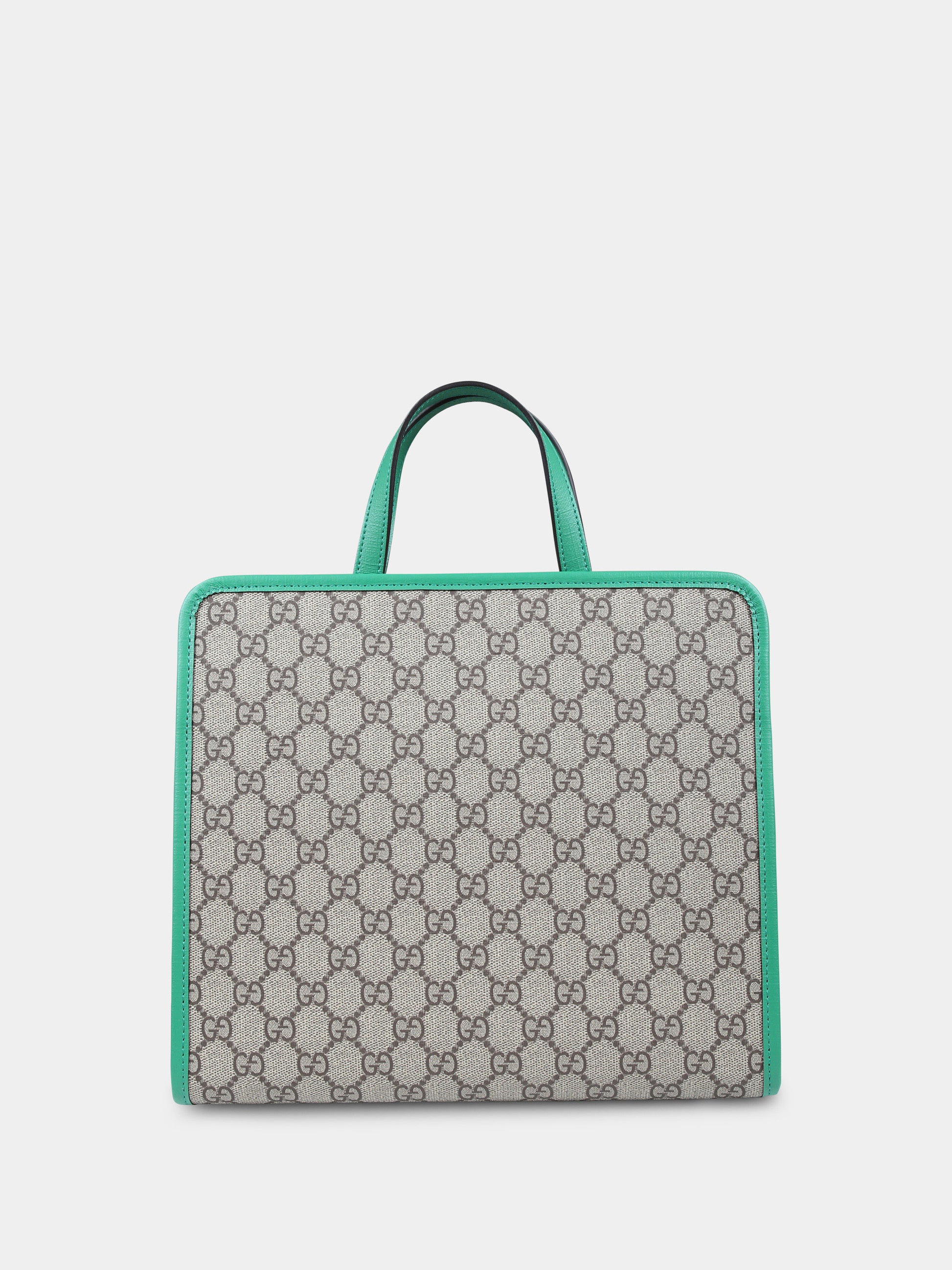 Borsa Tote beige per bambina con cane Gucci,Gucci Kids,605614 FADQS 8744