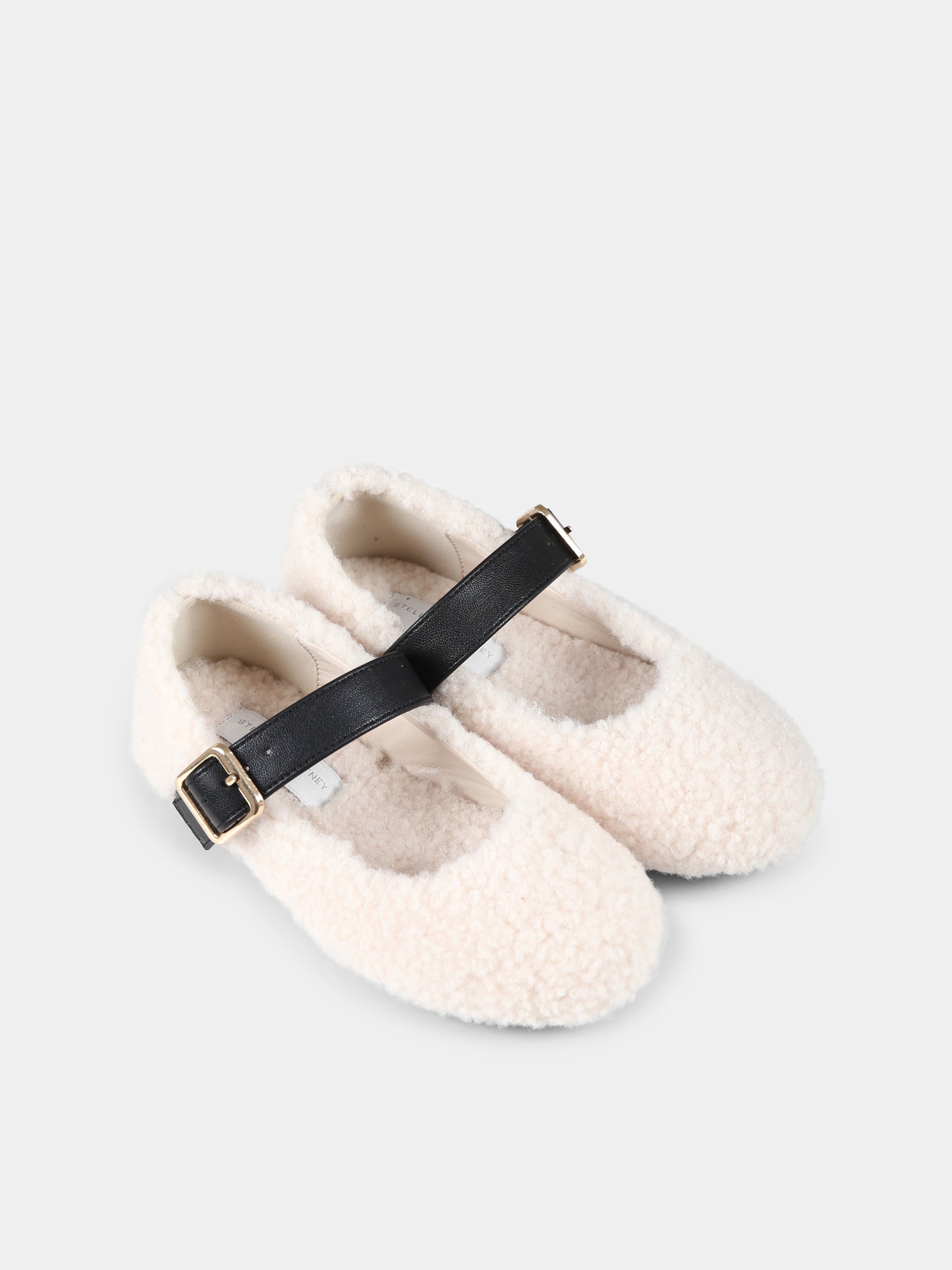 Ballerine avorio per bambina,Stella Mccartney Kids,TV0E46 Z2464 101