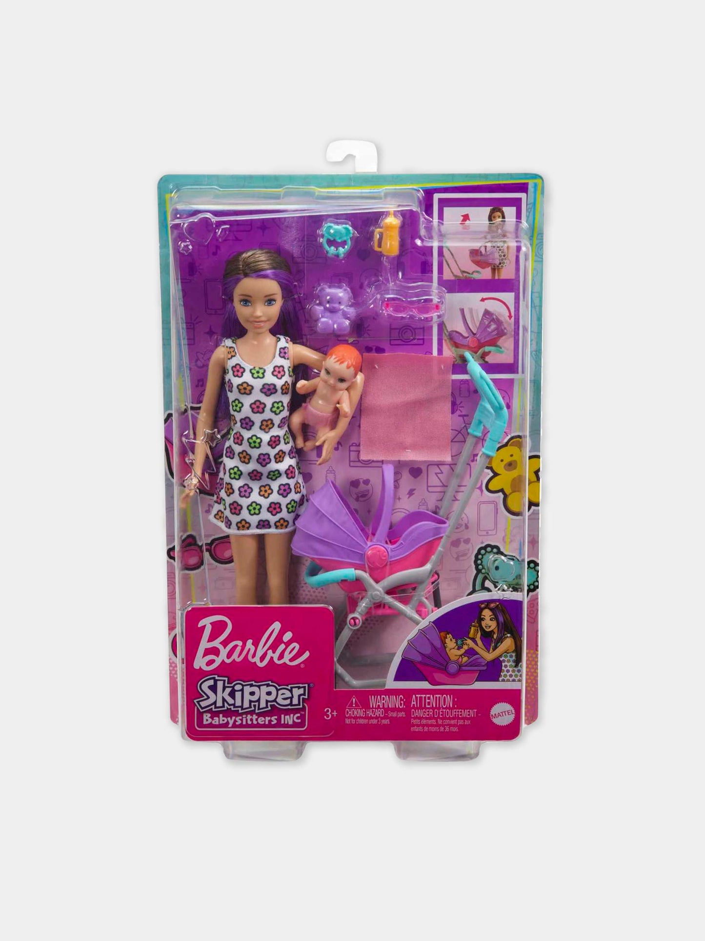 Playset Barbie Babysitter per bambina con Skipper,Barbie,FHY97
