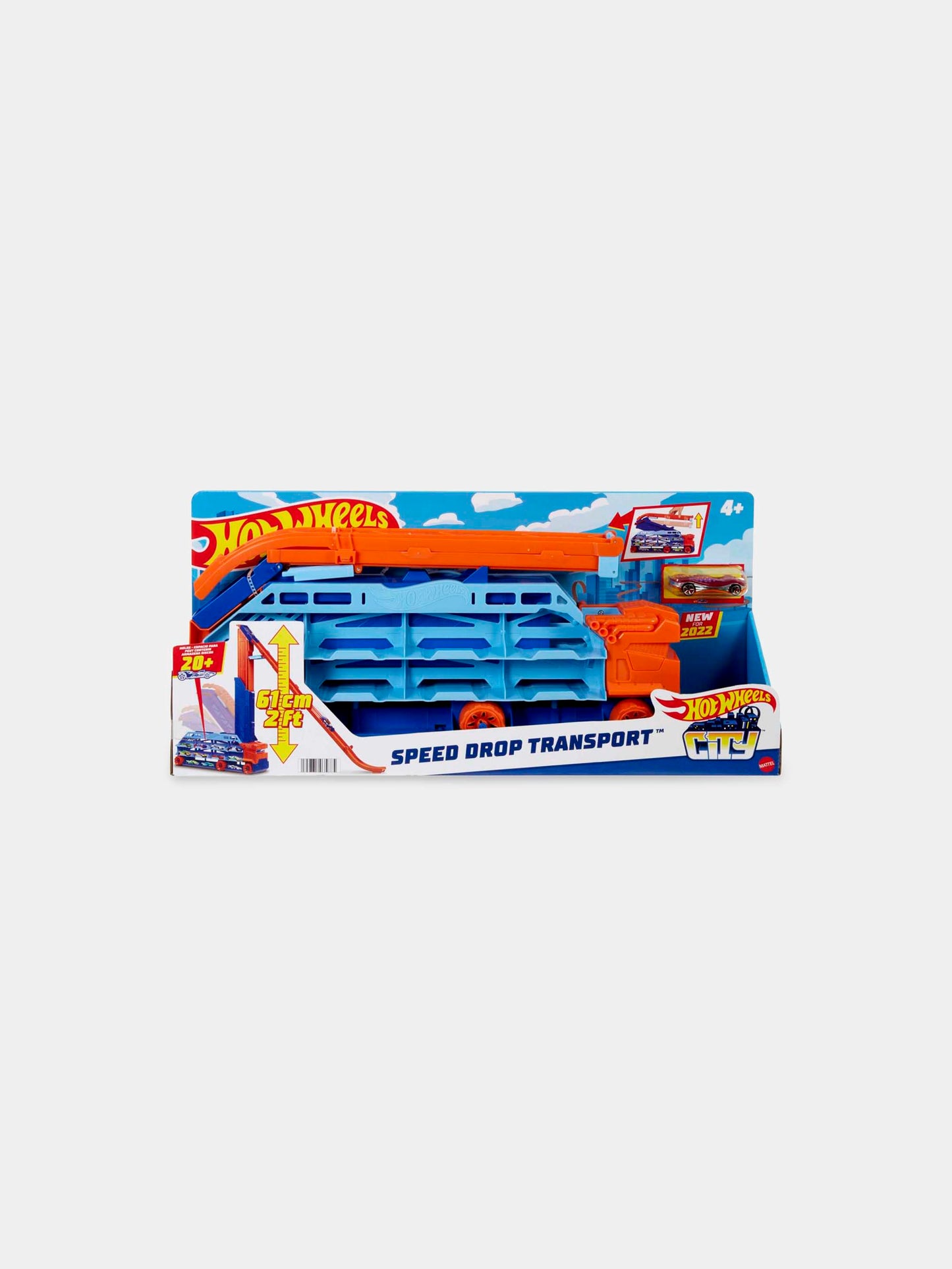 Autotrasportatore multicolor per bambino,Hot Wheels,HDY92