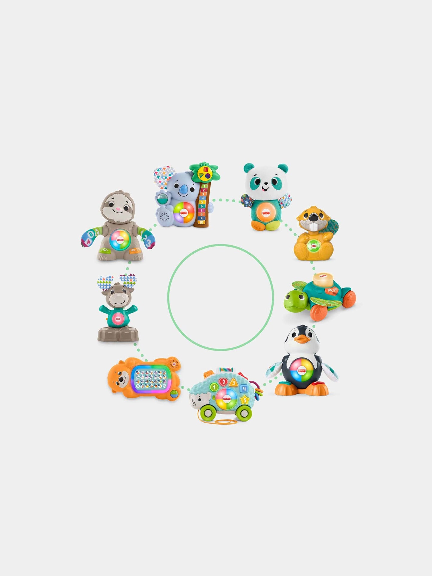 Fabietto Orsetto multicolor per bambini,Fisher Price,HRB80