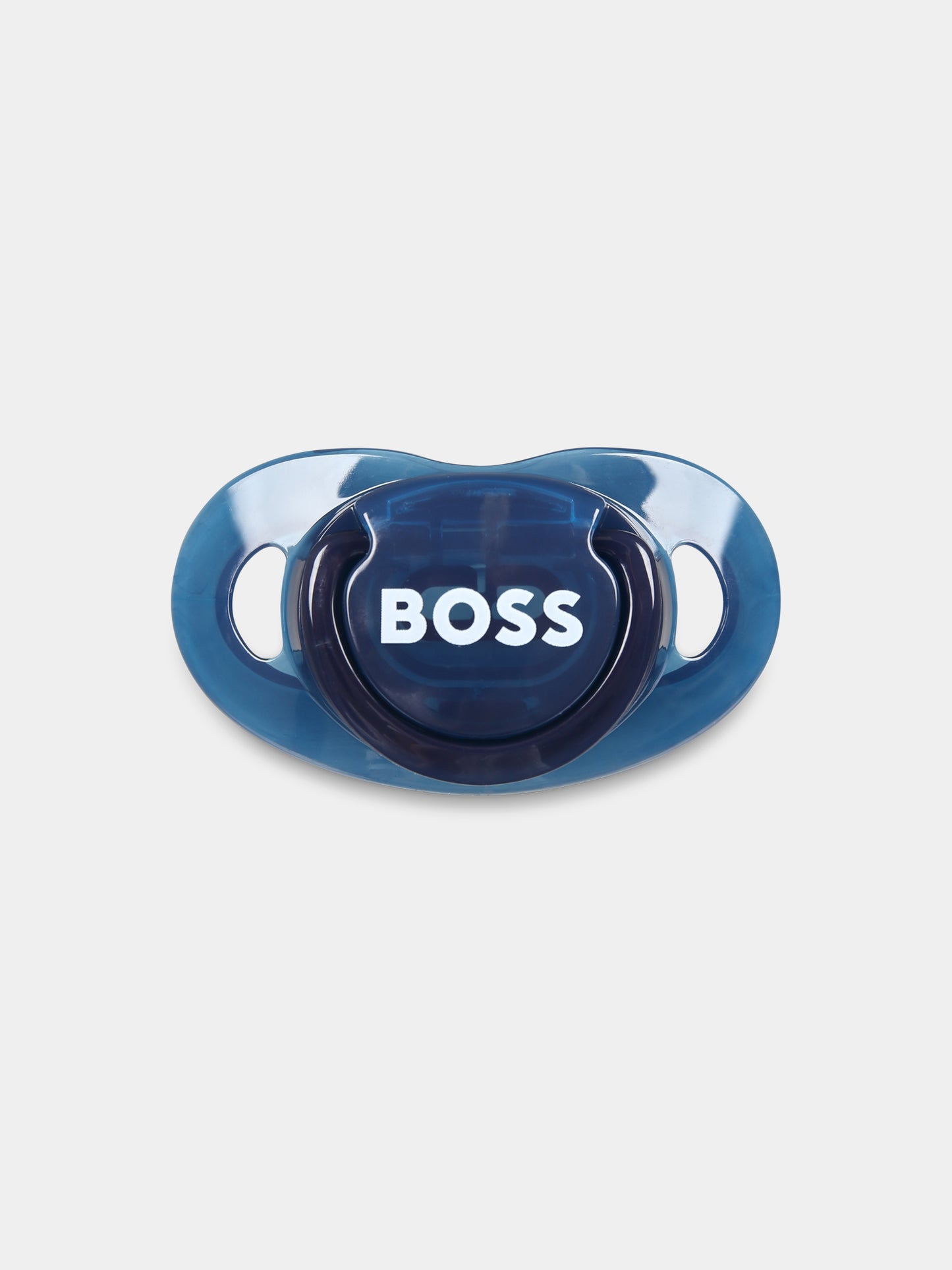 Ciuccio blu per neonato con logo,Boss,J90P20 849