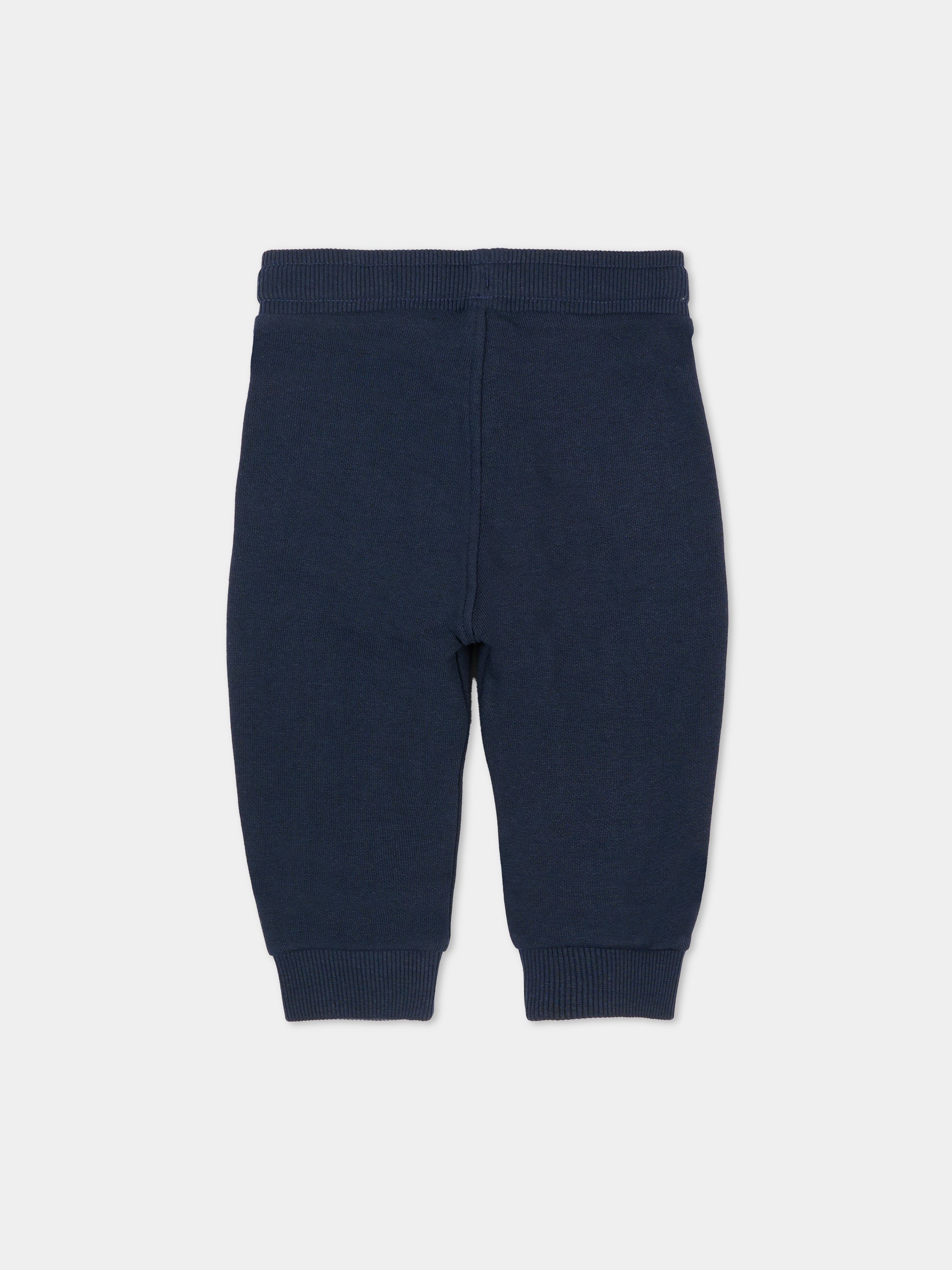 Pantaloni blu per neonato con logo,Timberland,T60265 83D