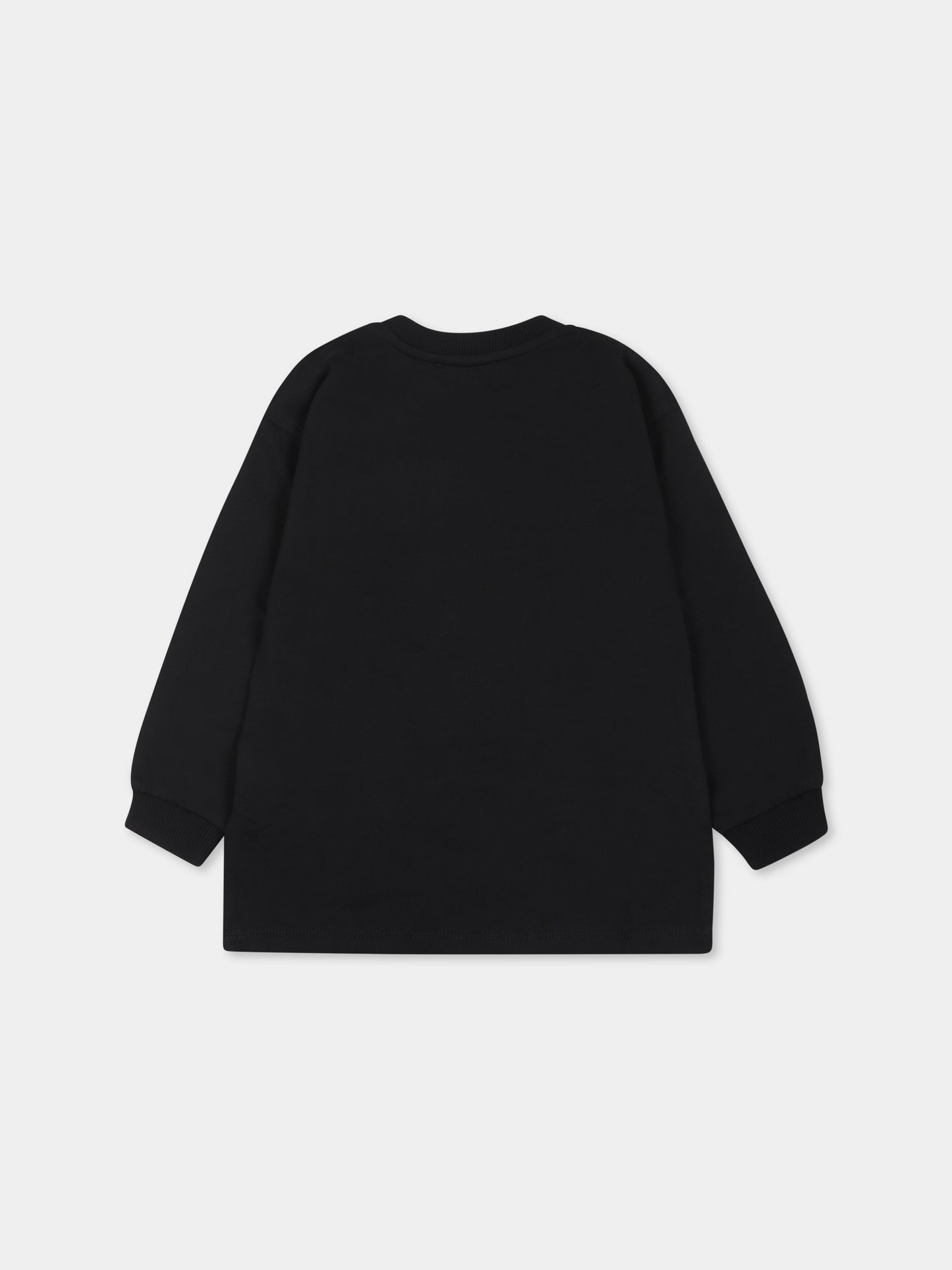 Black dress for baby girl with two Teddy Bears