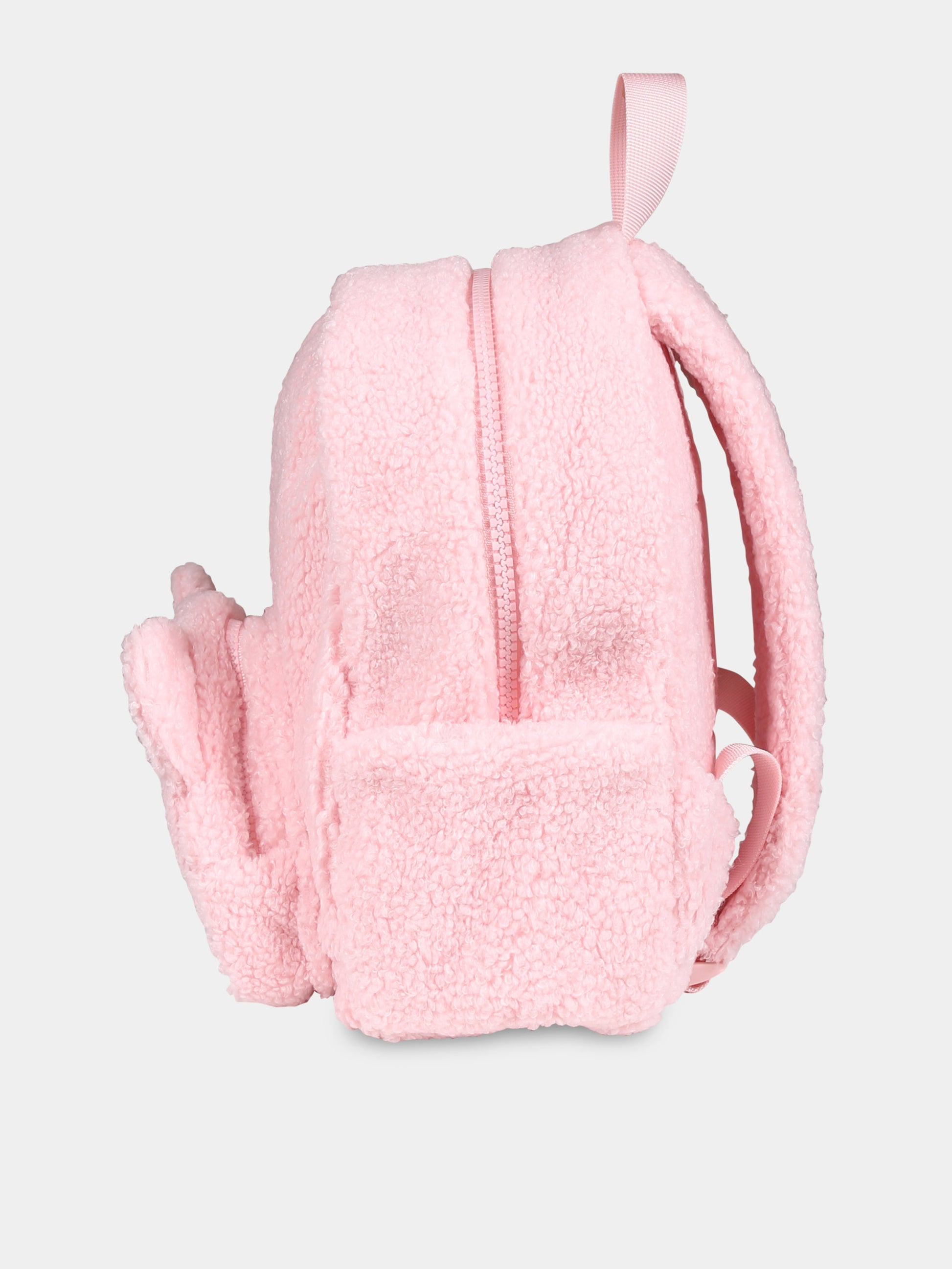 Zaino rosa per neonata con Teddy Bear,Moschino Kids,MMX04P LIA00 50209