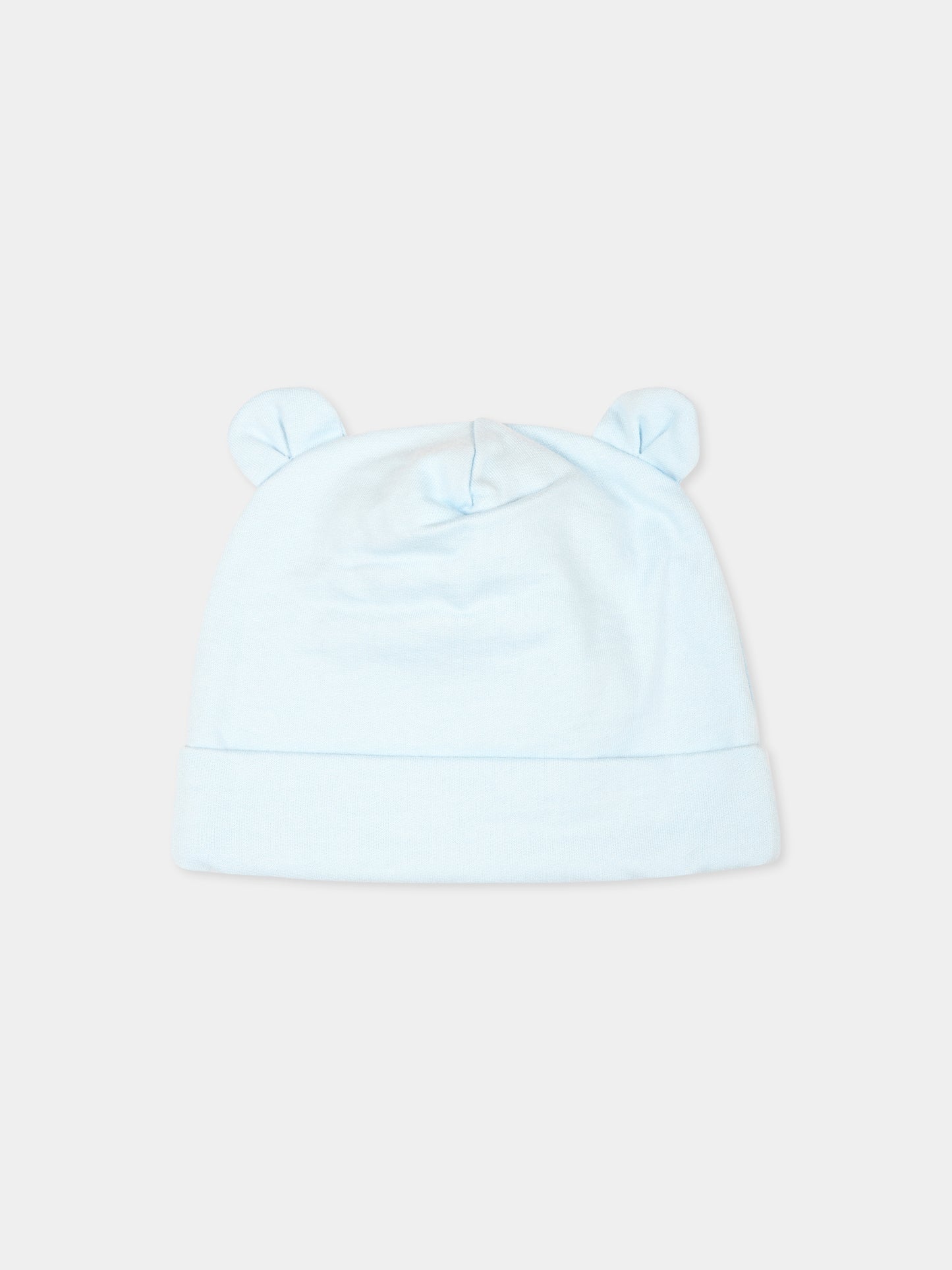 Set accessori celeste per neonato con Teddy Bear,Moschino Kids,MUY079 LCA40 40304