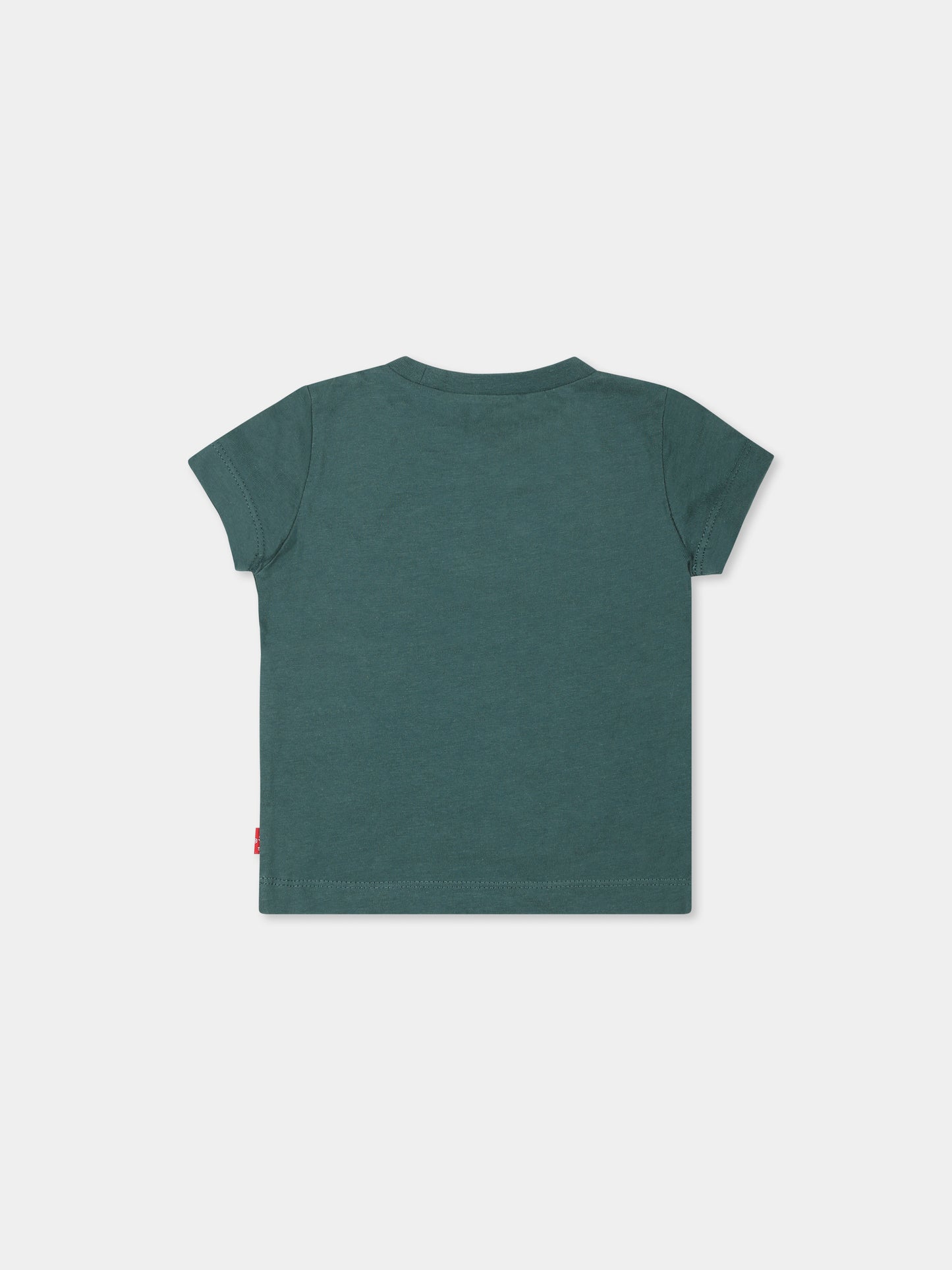 T-shirt verde per neonato con logo,Levi's Kids,6E8157 B84