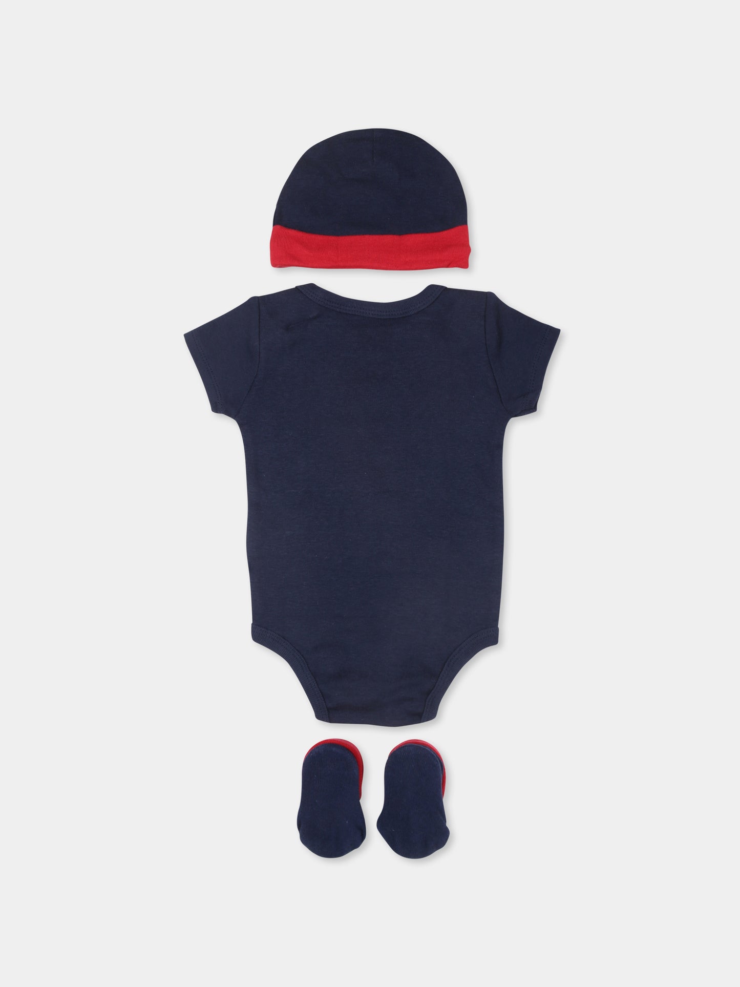 Set body blu per neonato con logo,Levi's Kids,L0019 C8D