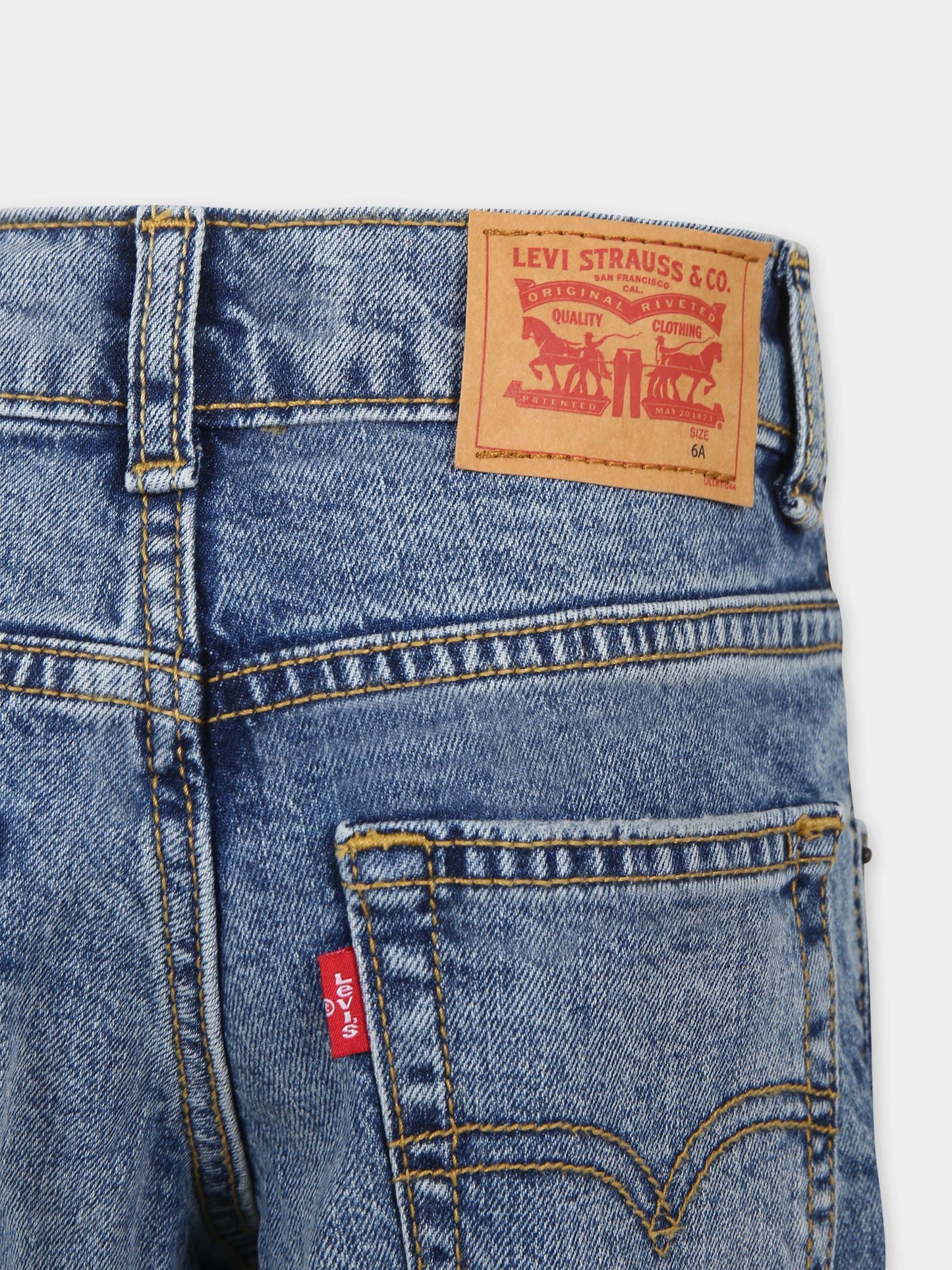 Jeans blu per bambino con logo,Levi's Kids,EL229 BGN