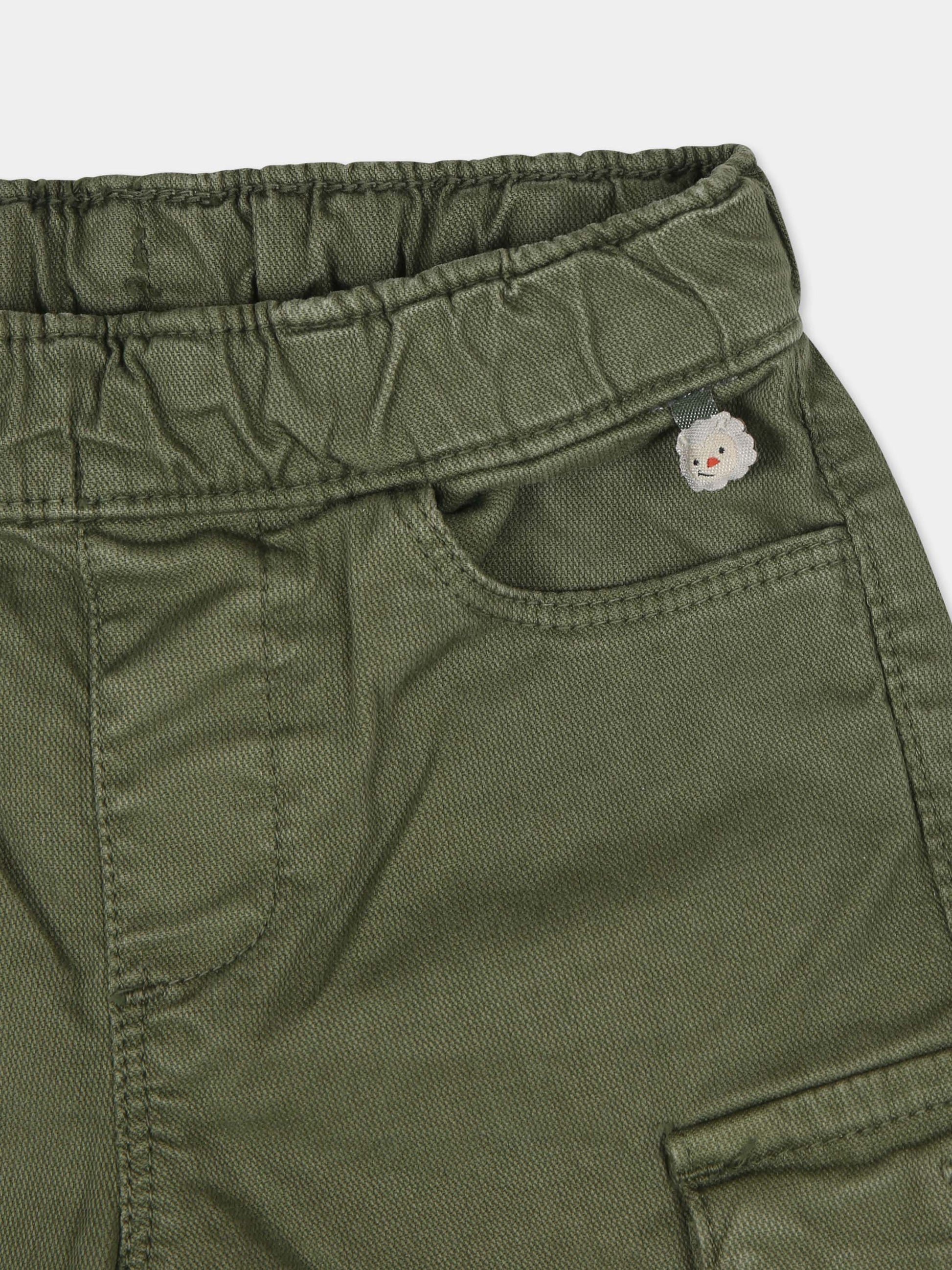 Pantaloni verdi per neonato,Mayoral,2535 054