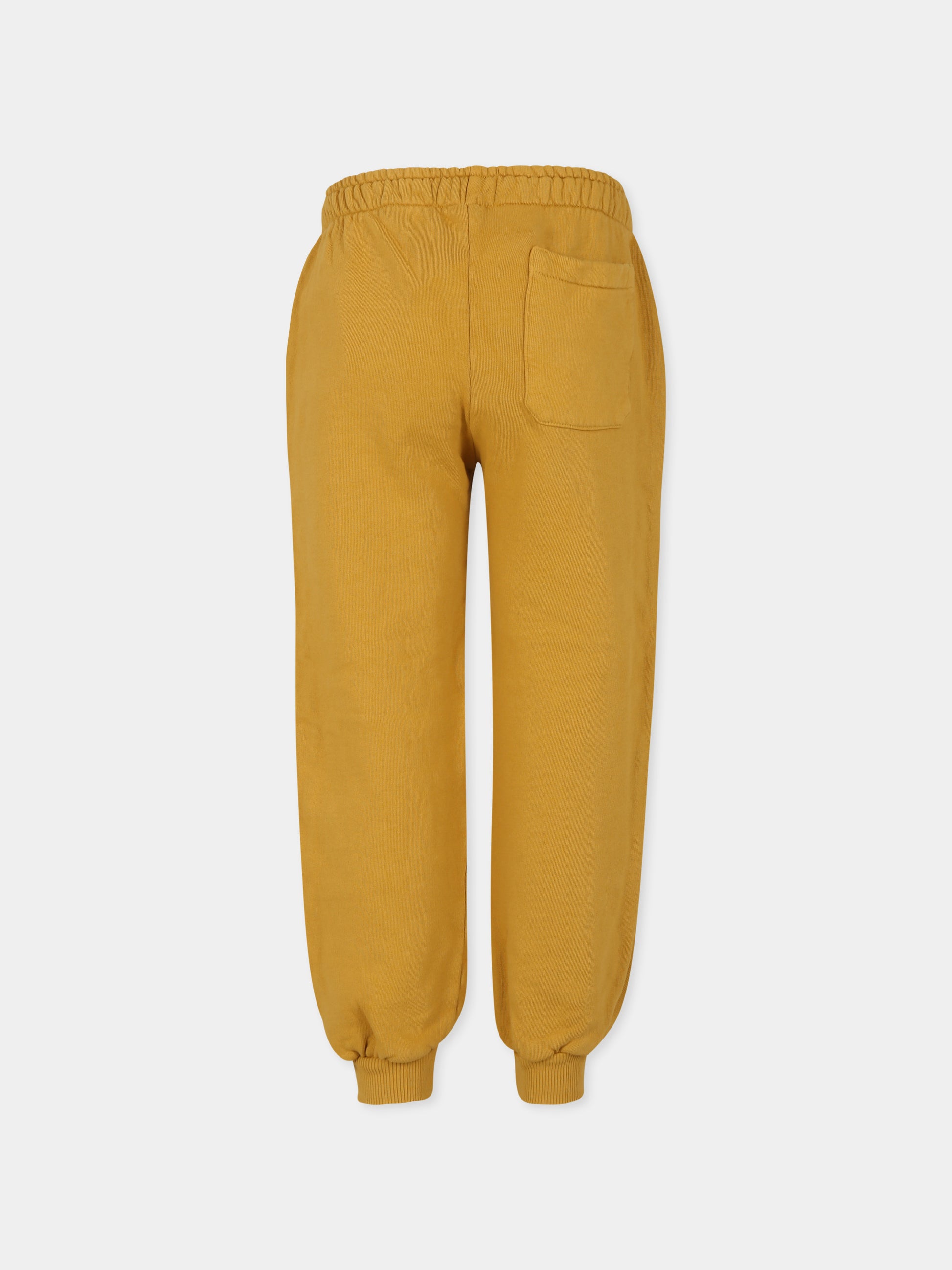 Pantaloni gialli per bambini con logo,Bobo Choses,B224AC076