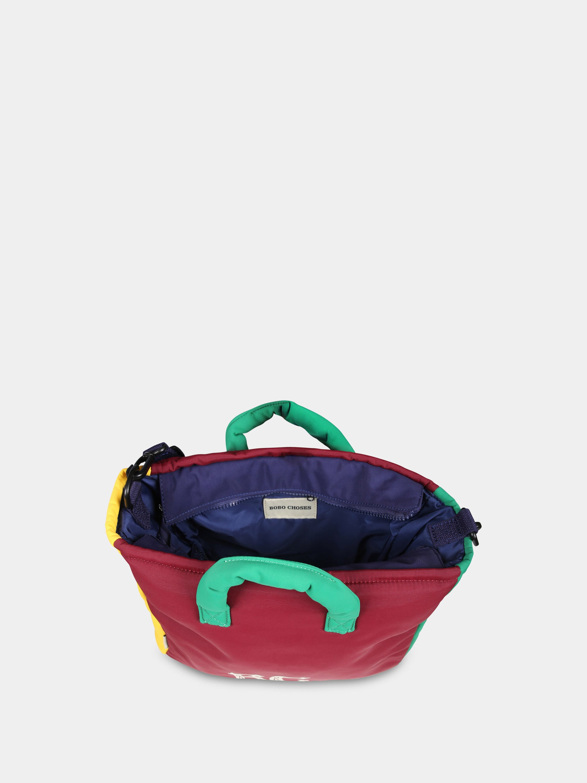 Borsa bordeaux per bambini con logo vintage,Bobo Choses,B224AI022