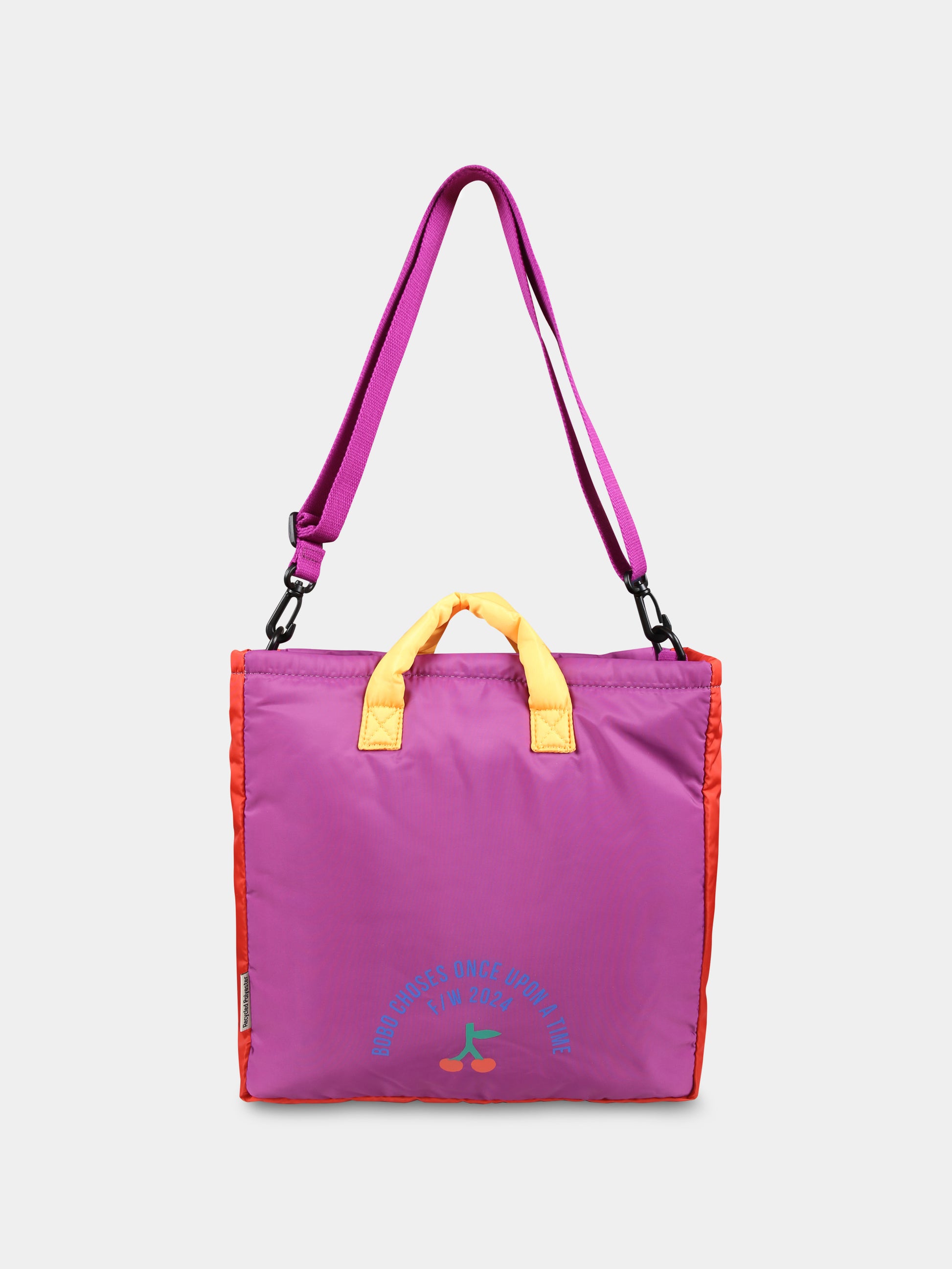 Borsa viola per bambina con logo,Bobo Choses,B224AI023