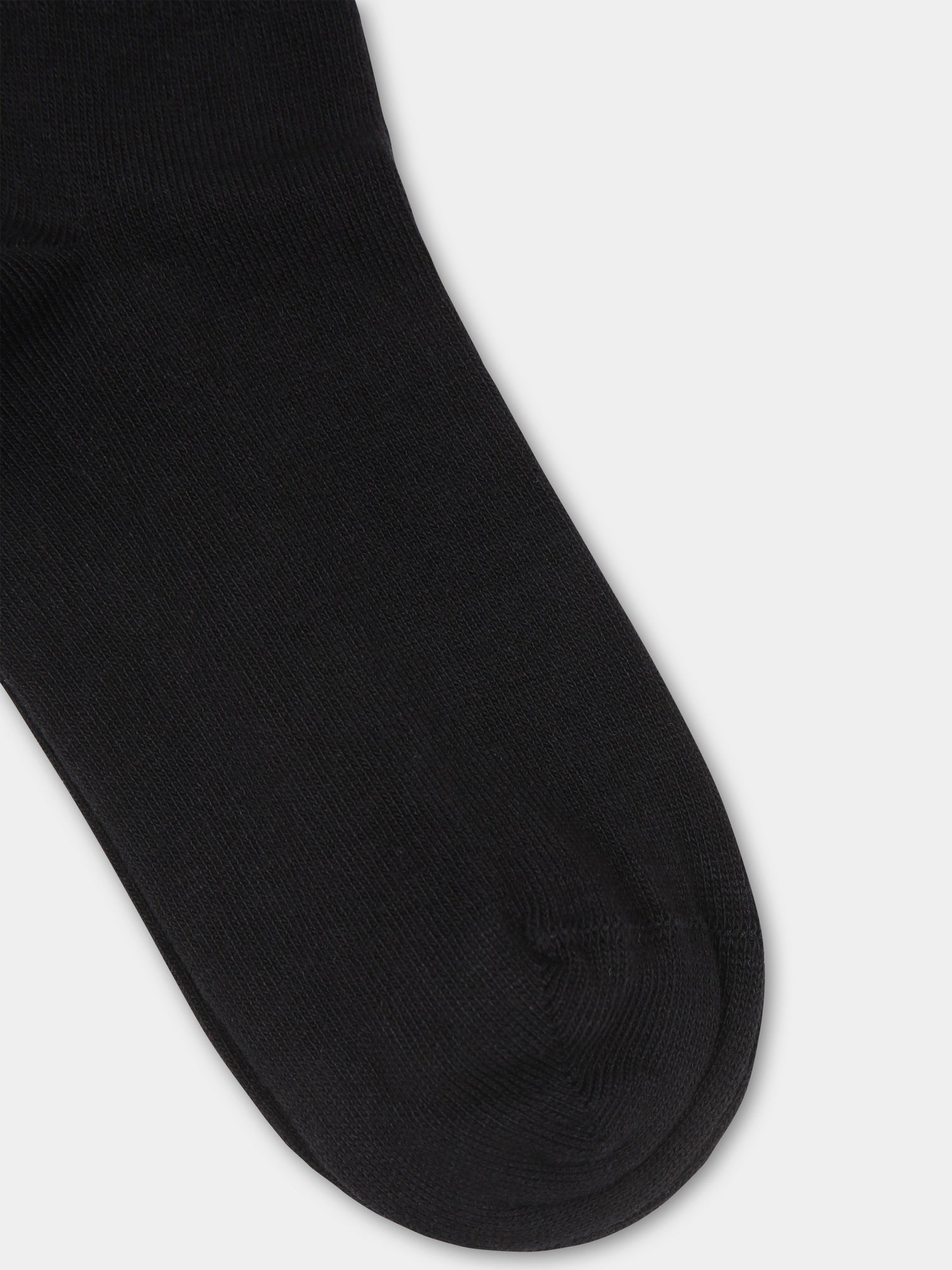 Calze nere per bambino con logo,Palm Angels,PBRA005C99KNI0041001