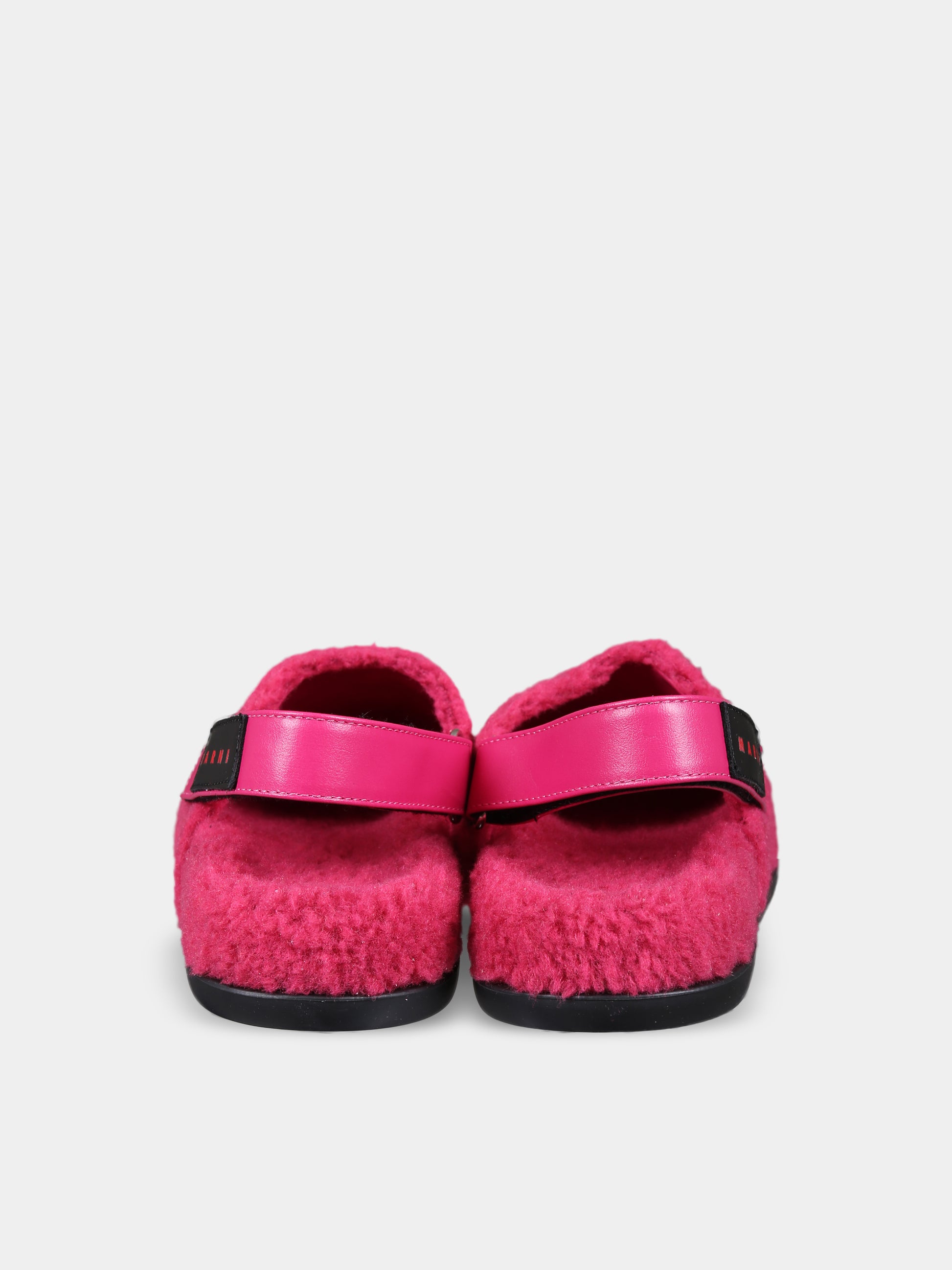 Sabot fucsia per bambina con stella,Marni Kids,78272 3