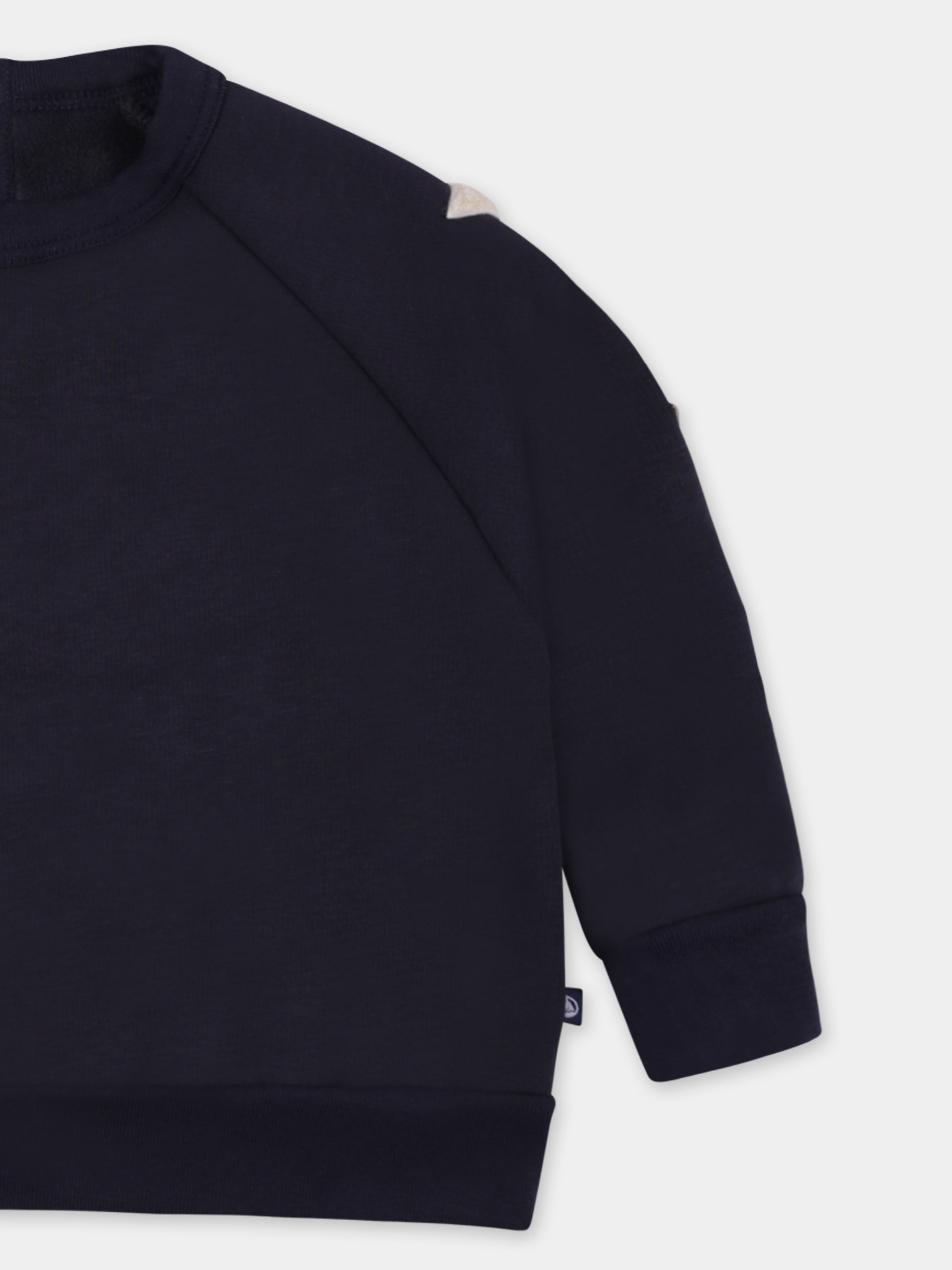 Felpa blu per neonati con stelle,Petit Bateau,A0BE8 SMOKING 01