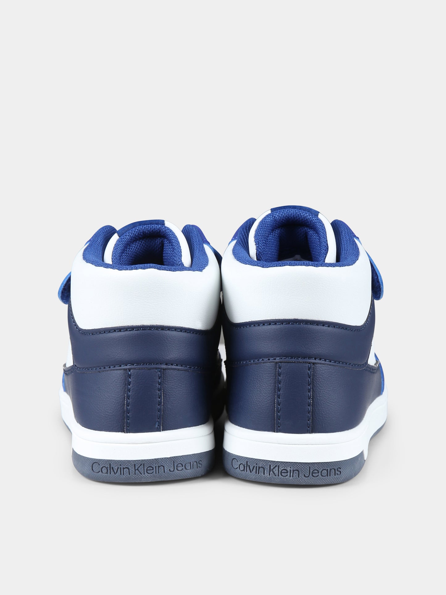 Sneakers azzurre per bambino con logo,Calvin Klein Kids,V1X9 81049 1355B054