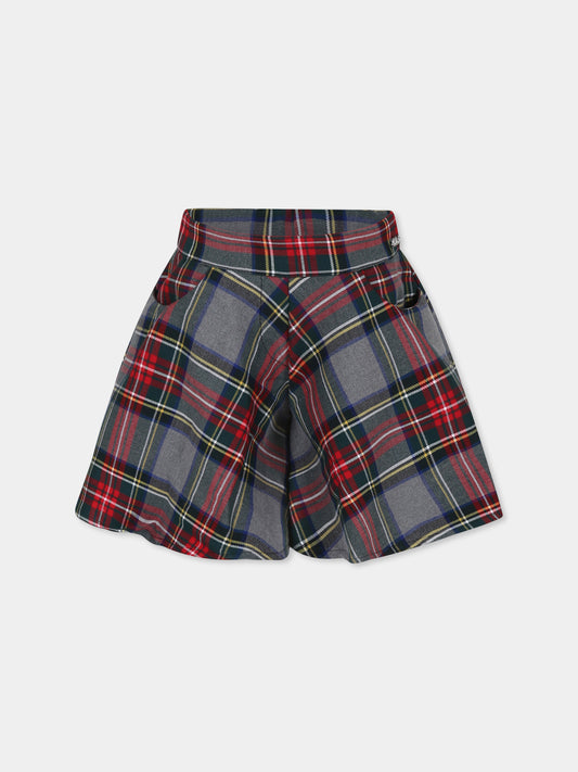 Shorts grigi per bambina,Falcotto,0R01 001 6002521 01