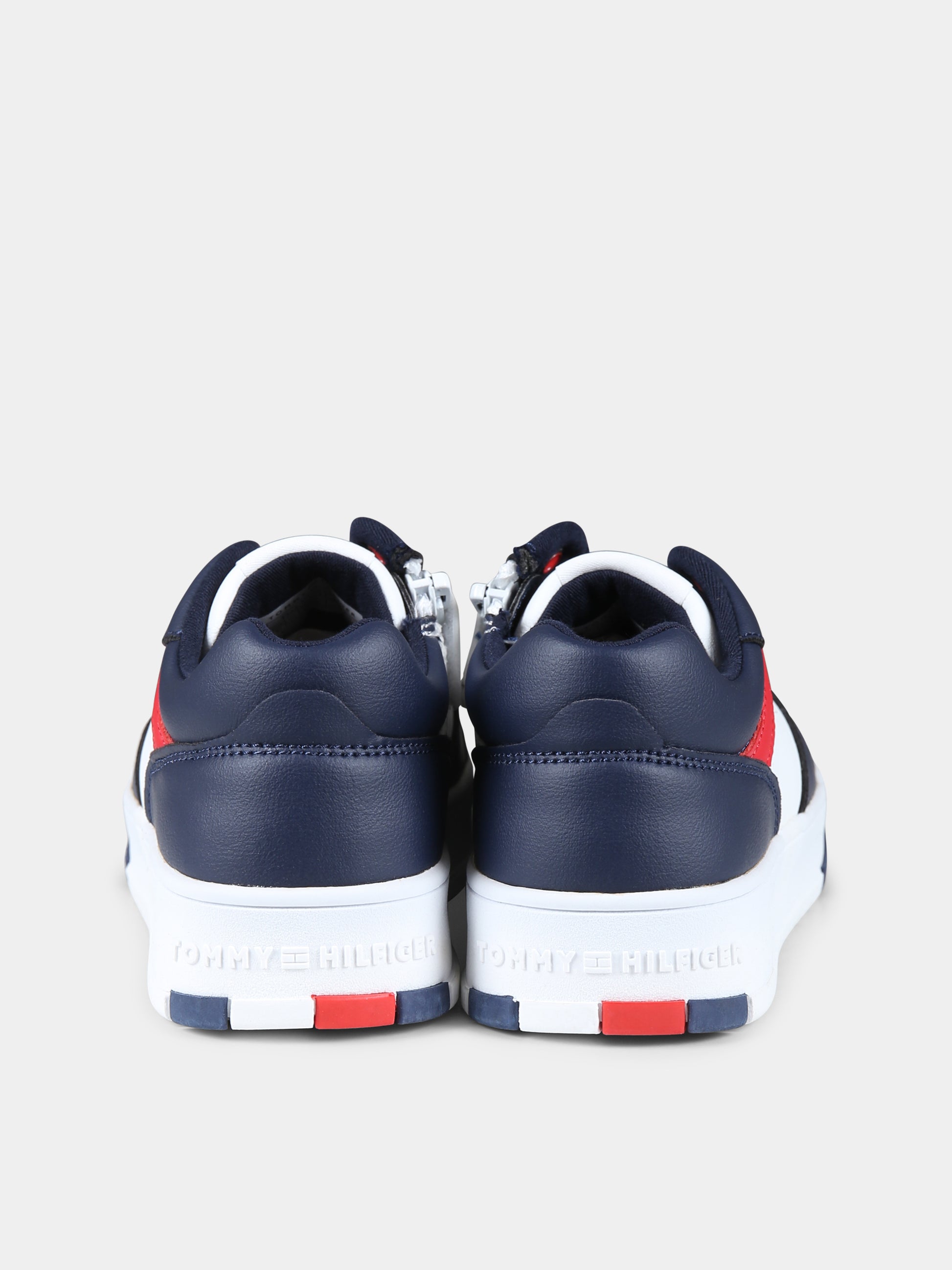 Sneakers blu per bambino con logo,Tommy Hilfiger Junior,T3X9 33638 1351X007