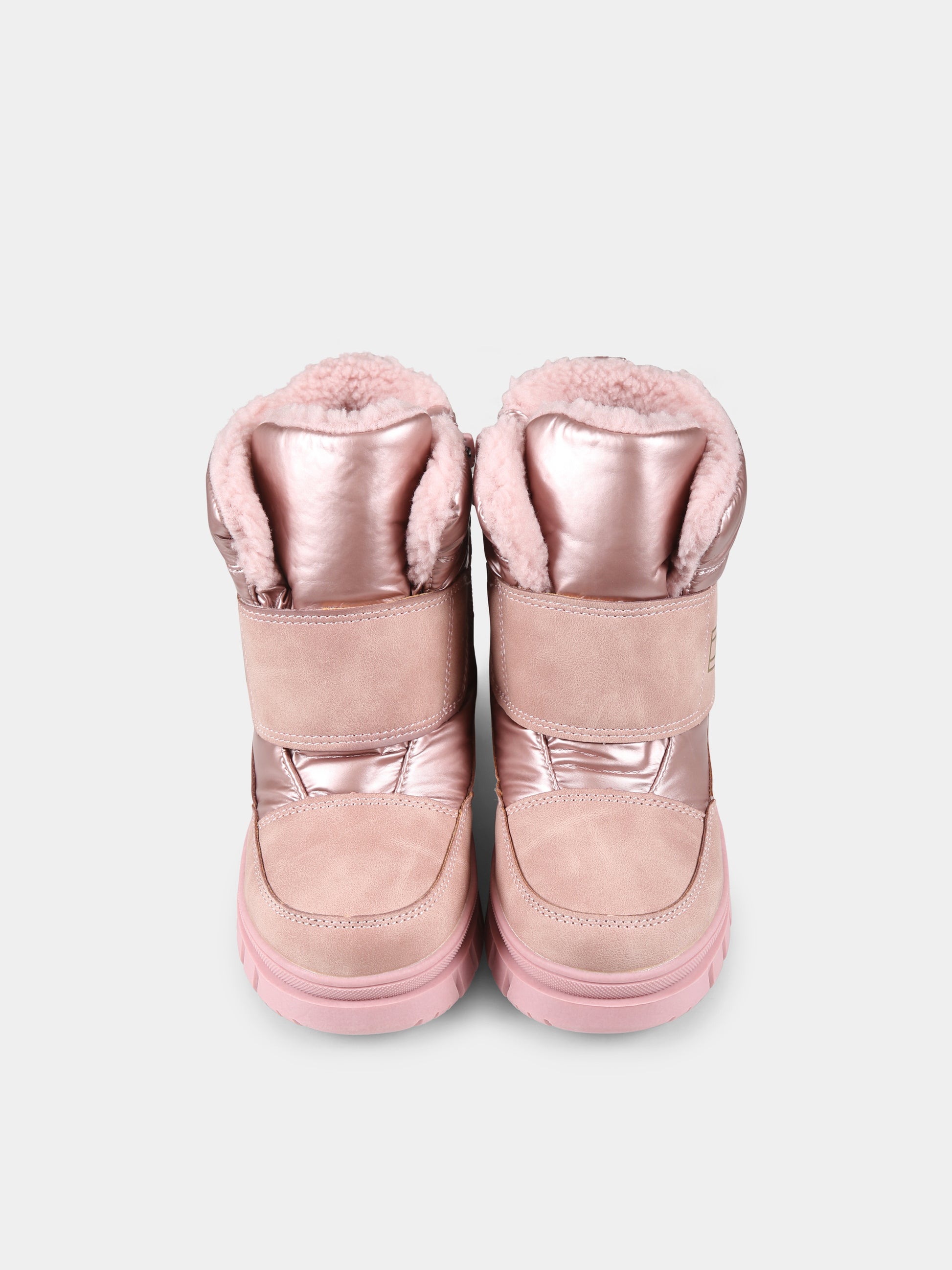 Stivali da neve rosa per bambina con bandierina,Tommy Hilfiger Junior,T1A5 33607 1492302