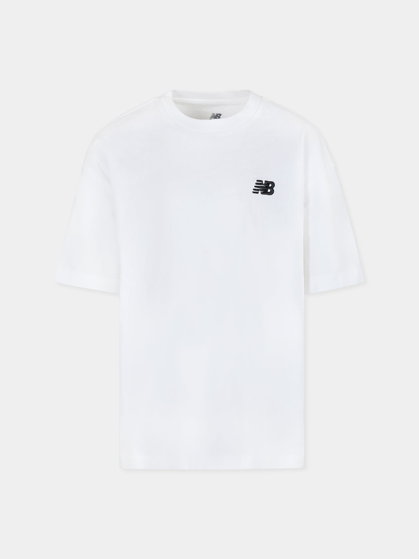 White t-shirt for kids with logo