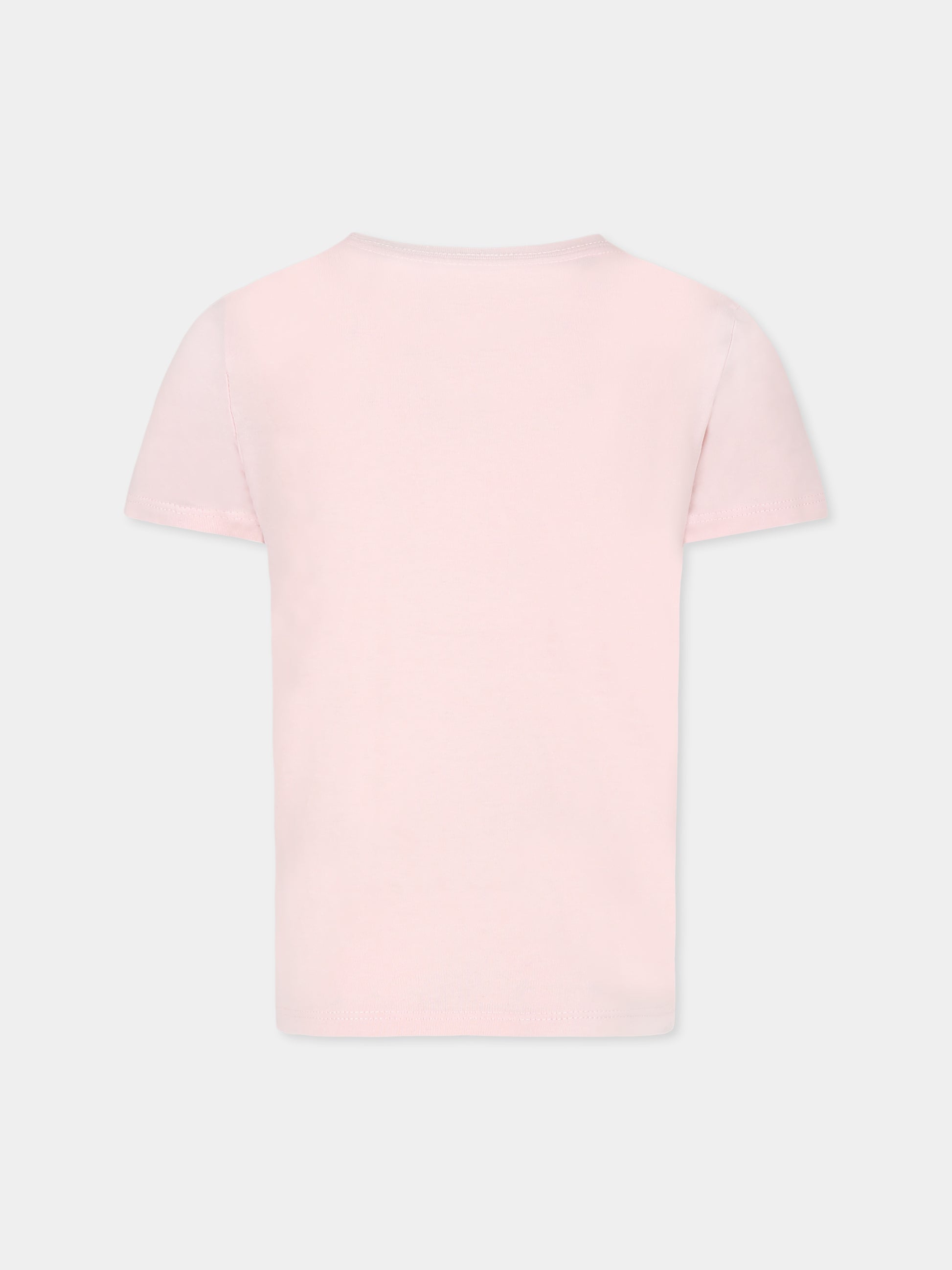 T-shirt rosa per bambina con logo,Levi's Kids,3EK826 AHR