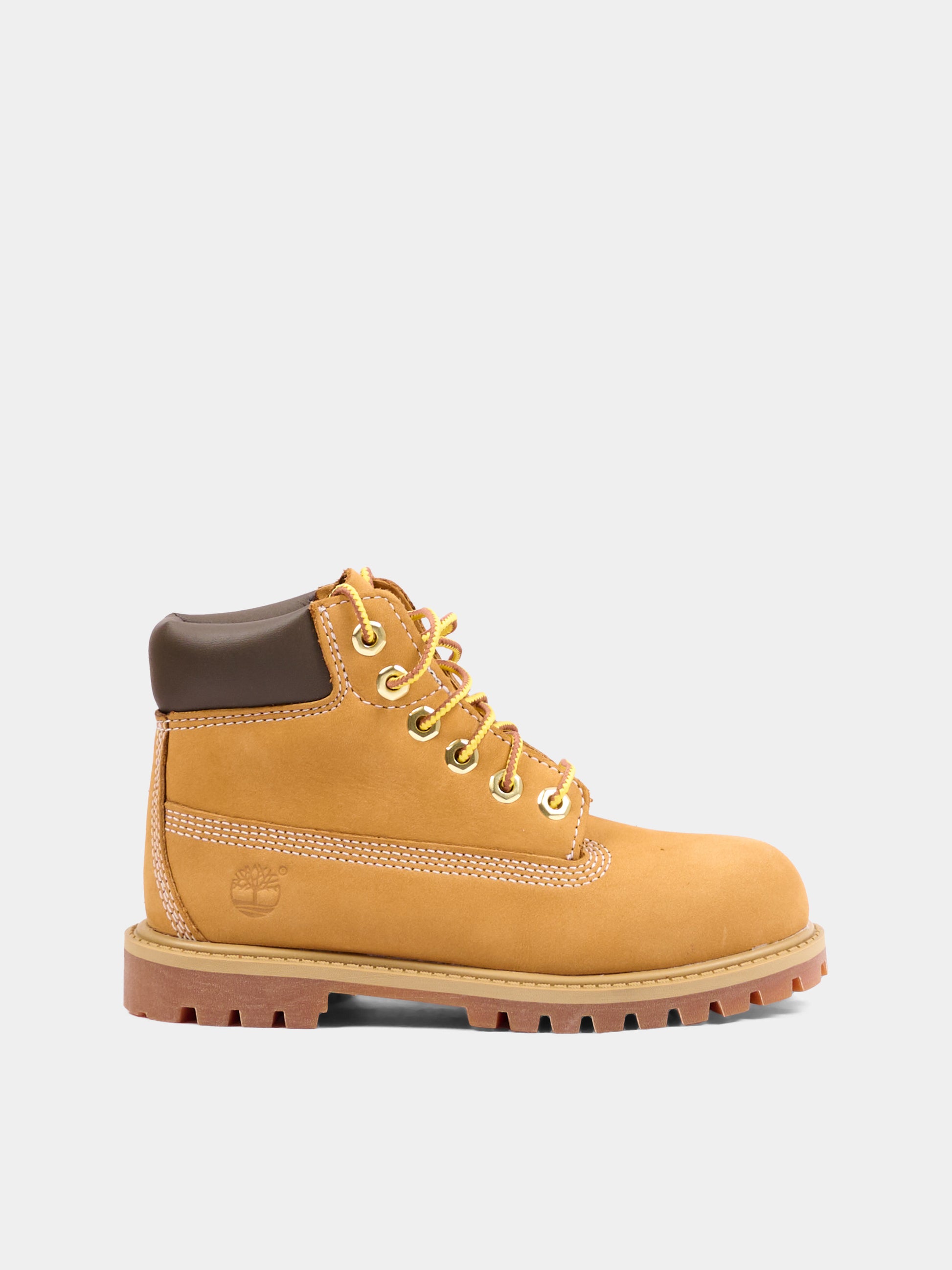 Anfibi gialli per bambini con logo,Timberland,TB1128097131